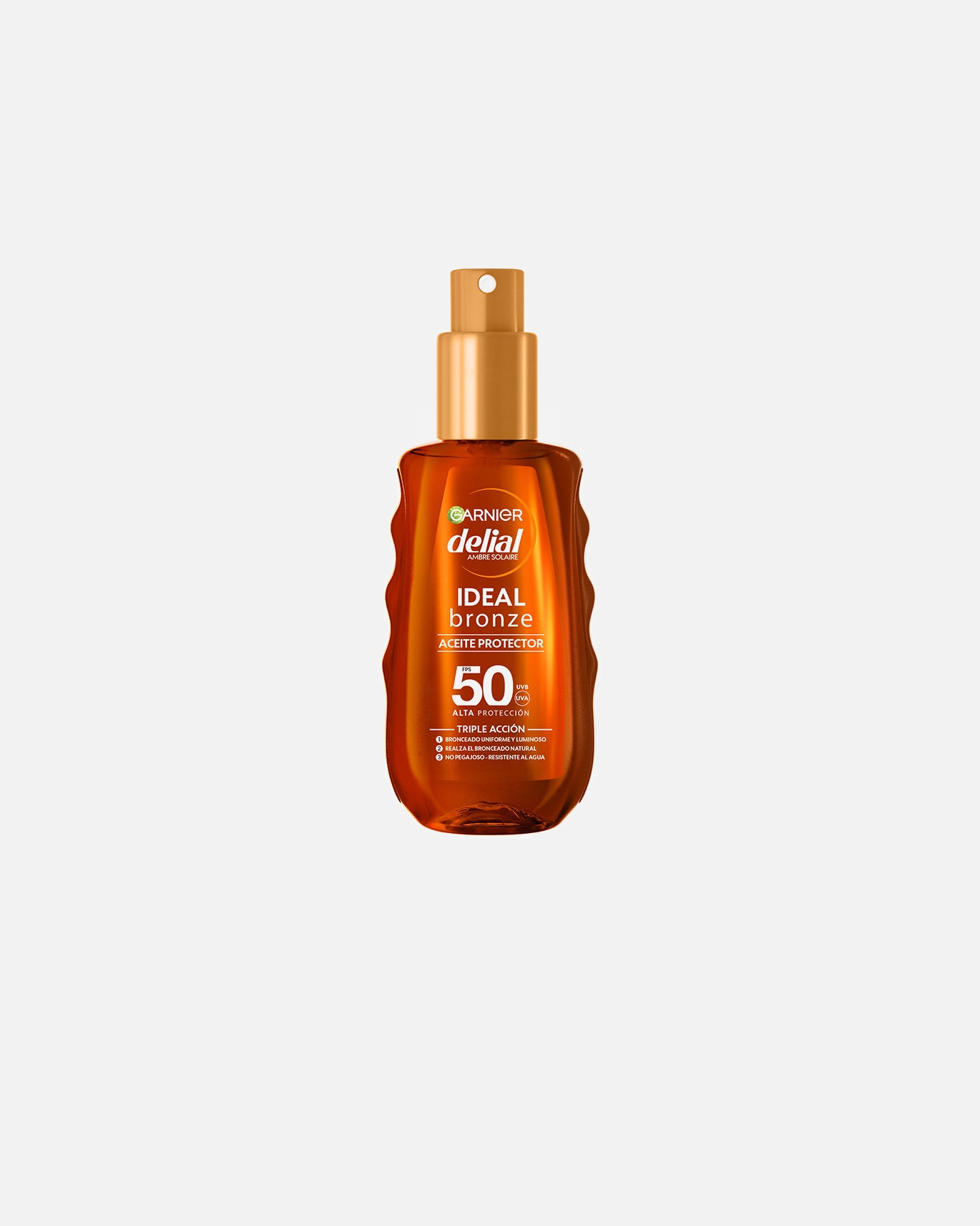Zonnebrandcrème voor het lichaam voor GarnierDELIAL IDEAL BRONZE beschermende olie SPF50150 ml