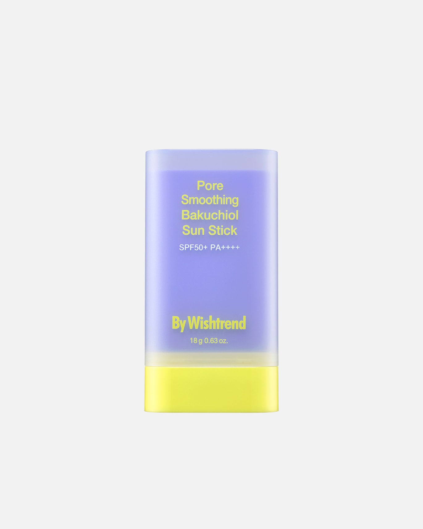 Zonnebrandcrème voor het gezicht voor UnisexBy WishtrendPore Smoothing Bakuchiol Sun Stick SPF50+ PA++++18 g