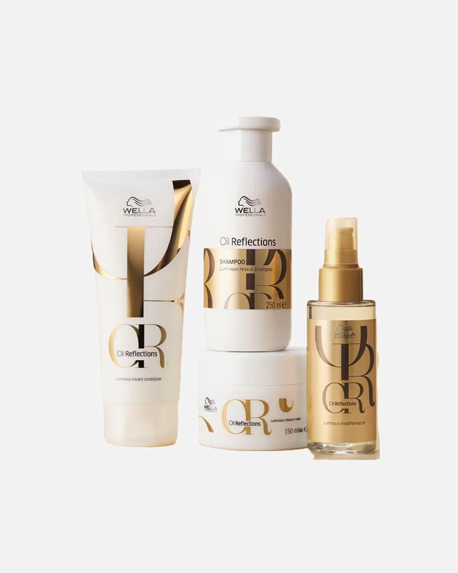 Haarverzorgingsset voor Wella ProfessionalsOil Reflections Bundle 4-delige set1 stuk