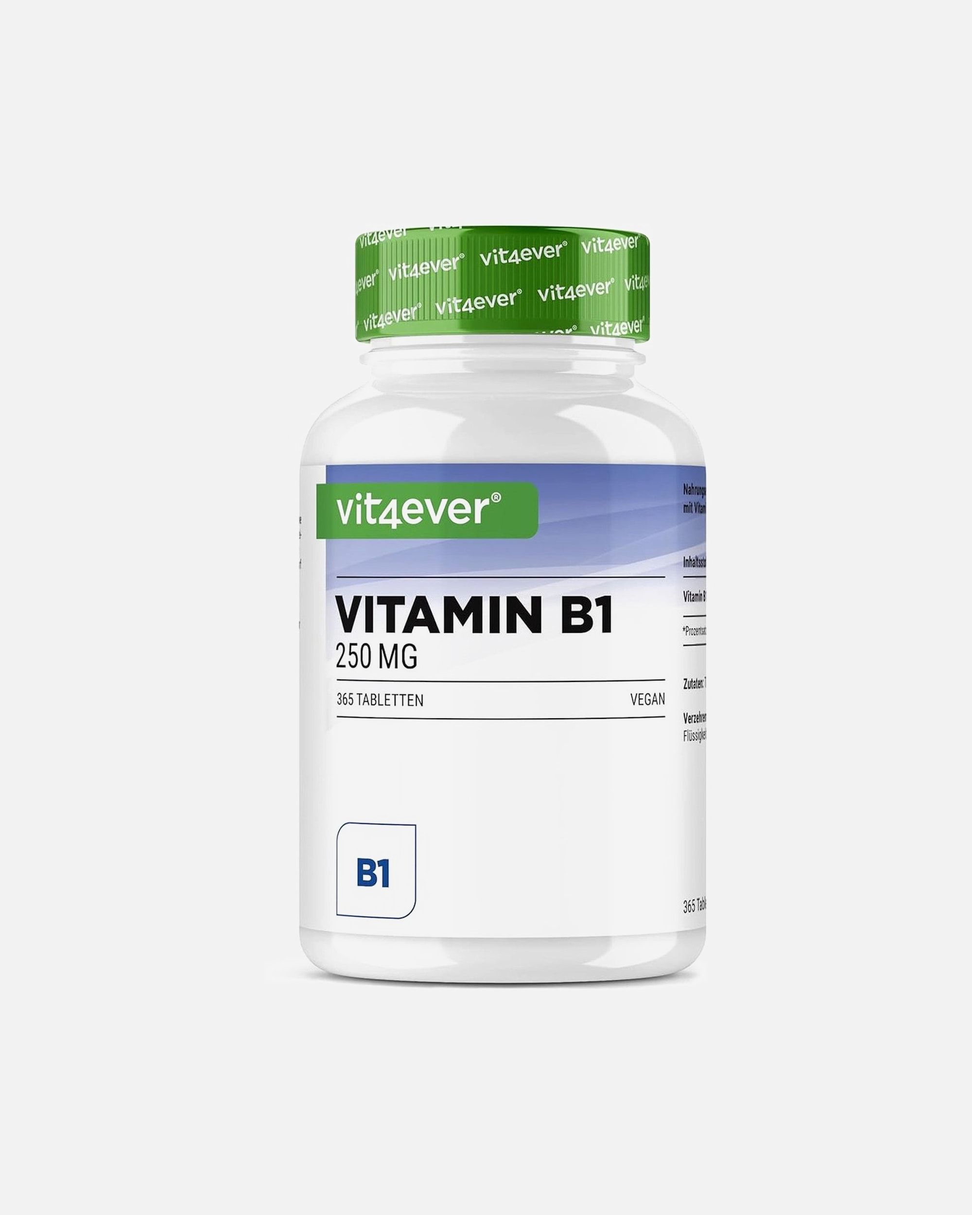 Voedingssupplement voor UnisexVit4everDefault Brand LineVitamine B1 Thiamine365 capsules