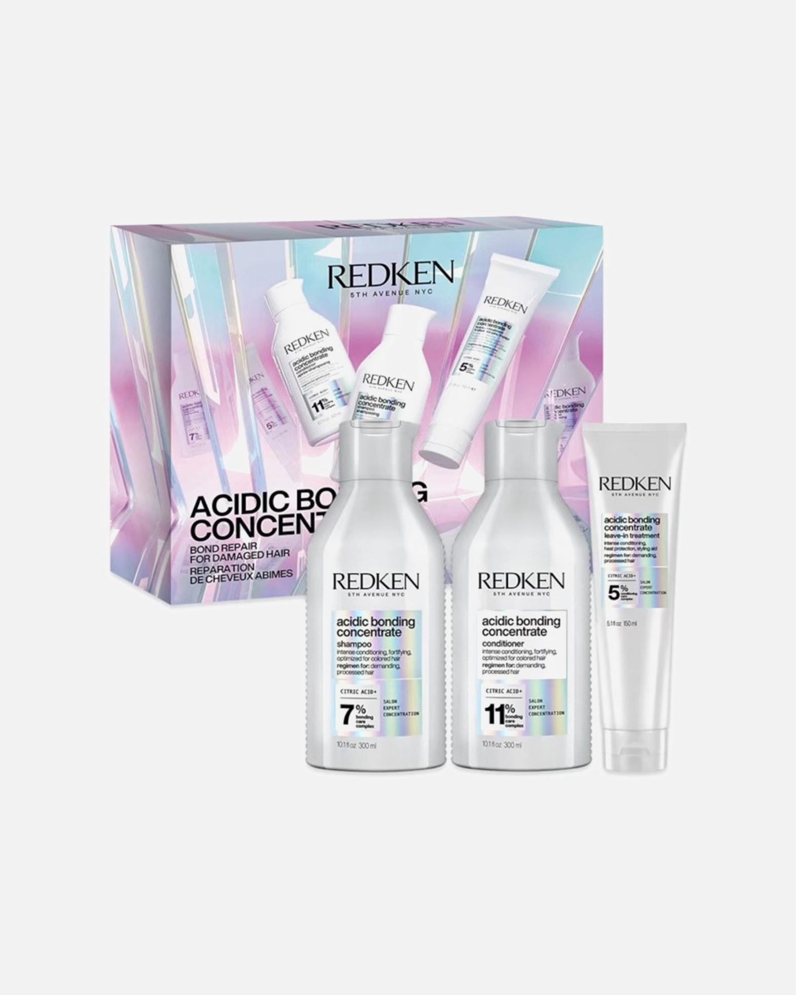 Haarverzorgingsset voor RedkenAcidic Bonding Bundle Leave-In1 stuk