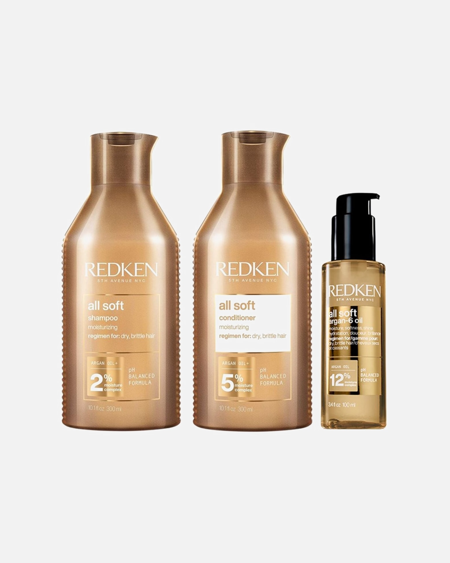 Haarverzorgingsset voor RedkenAll Soft Bundle Argan Oil1 stuk