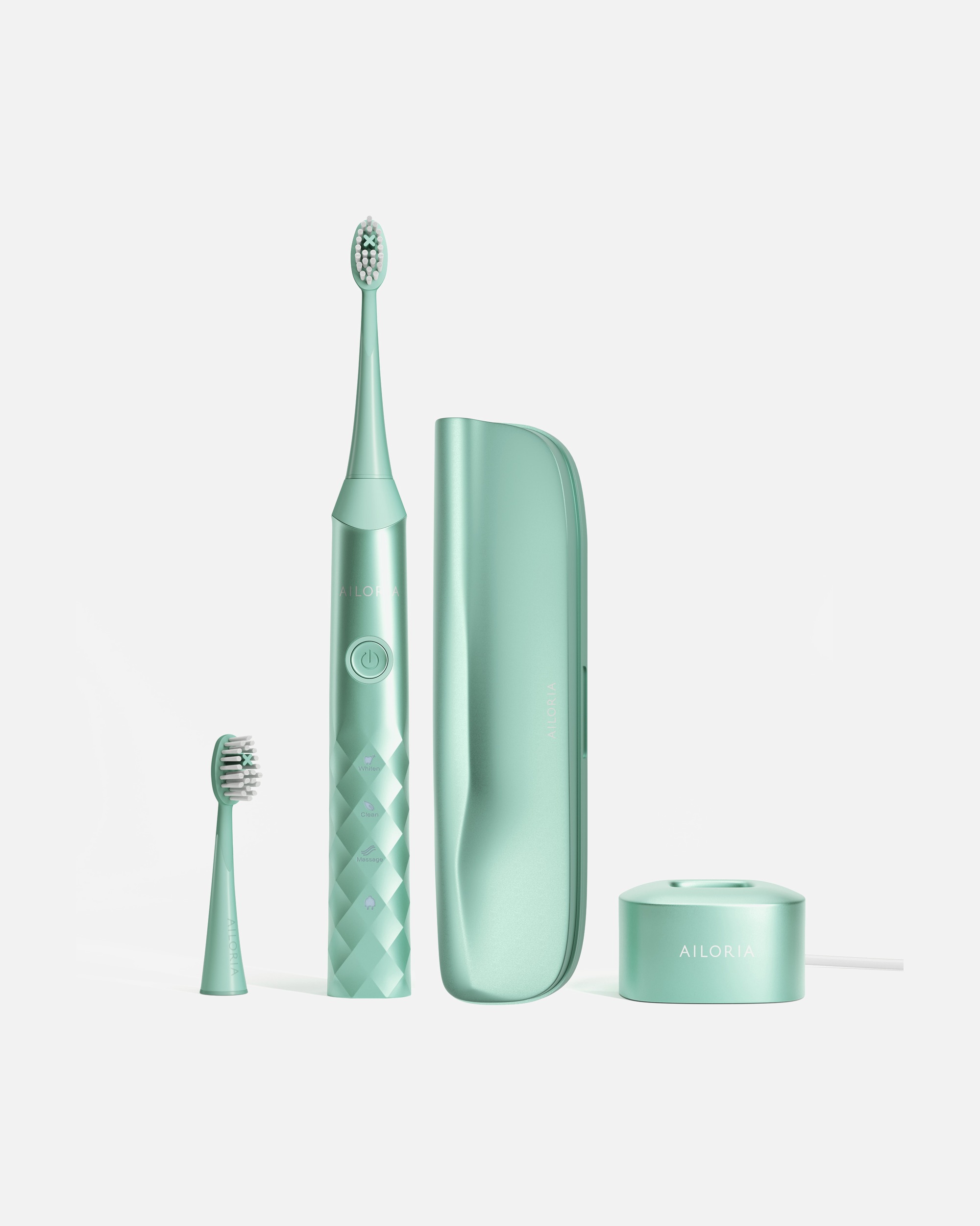 Elektrische tandenborstel voor UnisexAiloriaSHINE BRIGHT USB-SONIC TOOTHBRUSH Zomereditiegroen