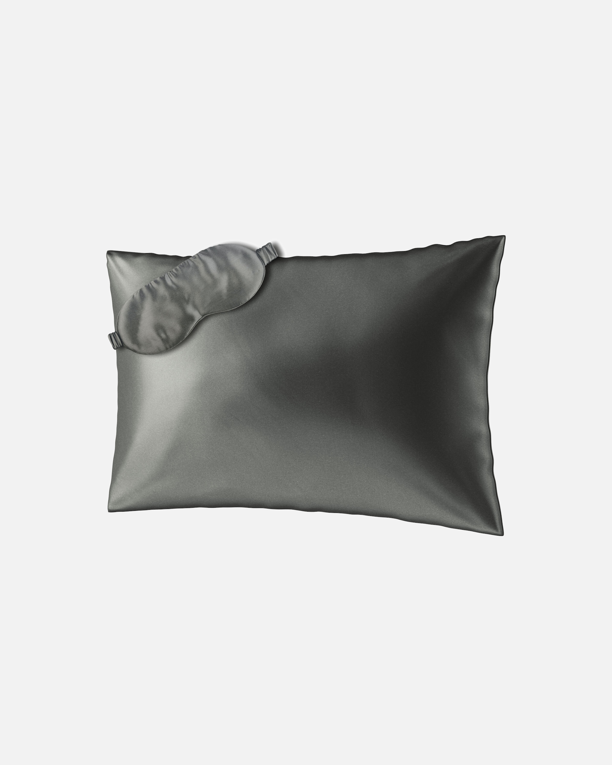 voor AiloriaBEAUTY SLEEP SET S Zijden kussensloop en slaapmaskergrijs
