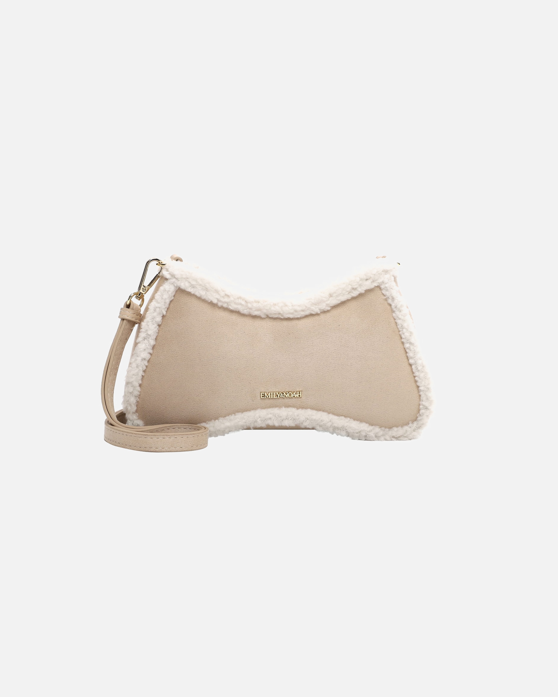 Tas voor EMILY & NOAHSchoudertas E&N HeideroseBeige