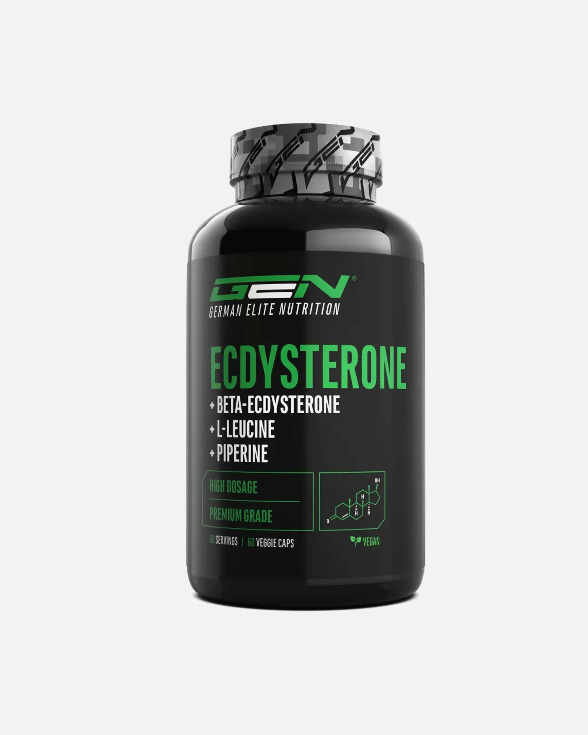 Voedingssupplement voor UnisexGerman Elite NutritionDefault Brand LineBeta-Ecdysteron + L-Leucine & Piperine60 capsules