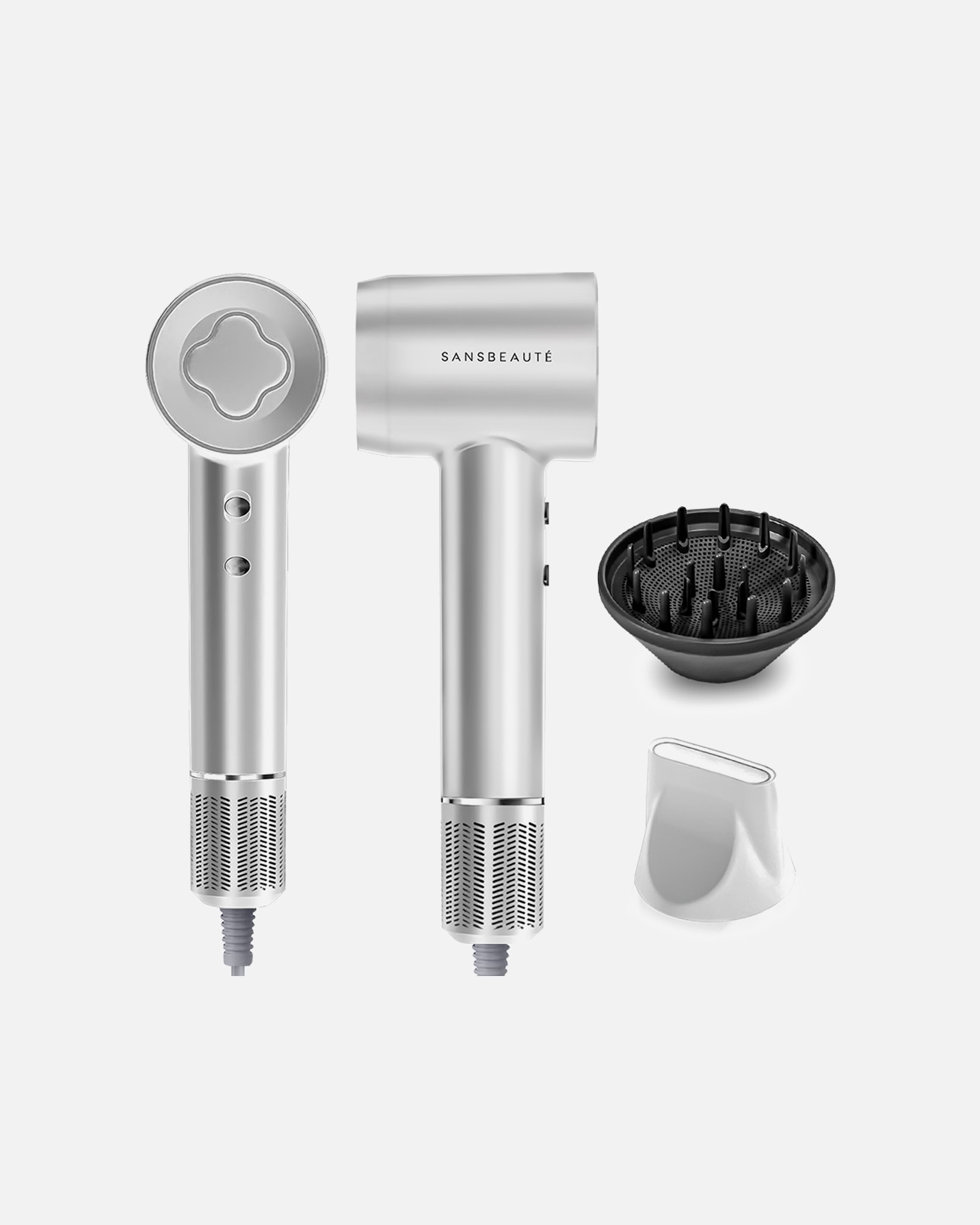 Haardroger voor UnisexSansbeauteDefault Brand LineFöhn met Diffuser - Haardroger - Hair Blow Dryer - Reisföhn - Haarföhn1 Piece