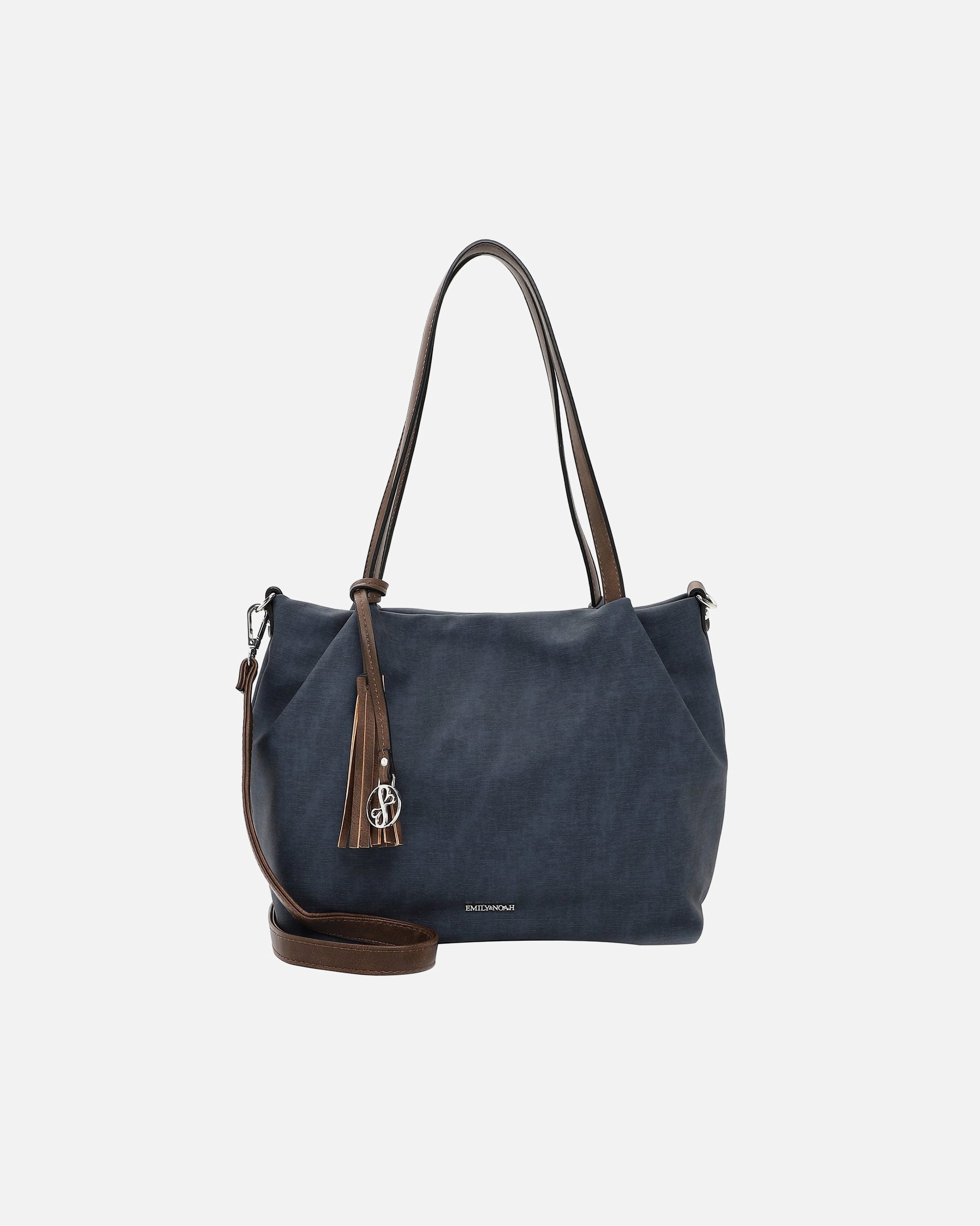 Shopper voor EMILY & NOAHShopper E&N ElkeBlue/Taupe