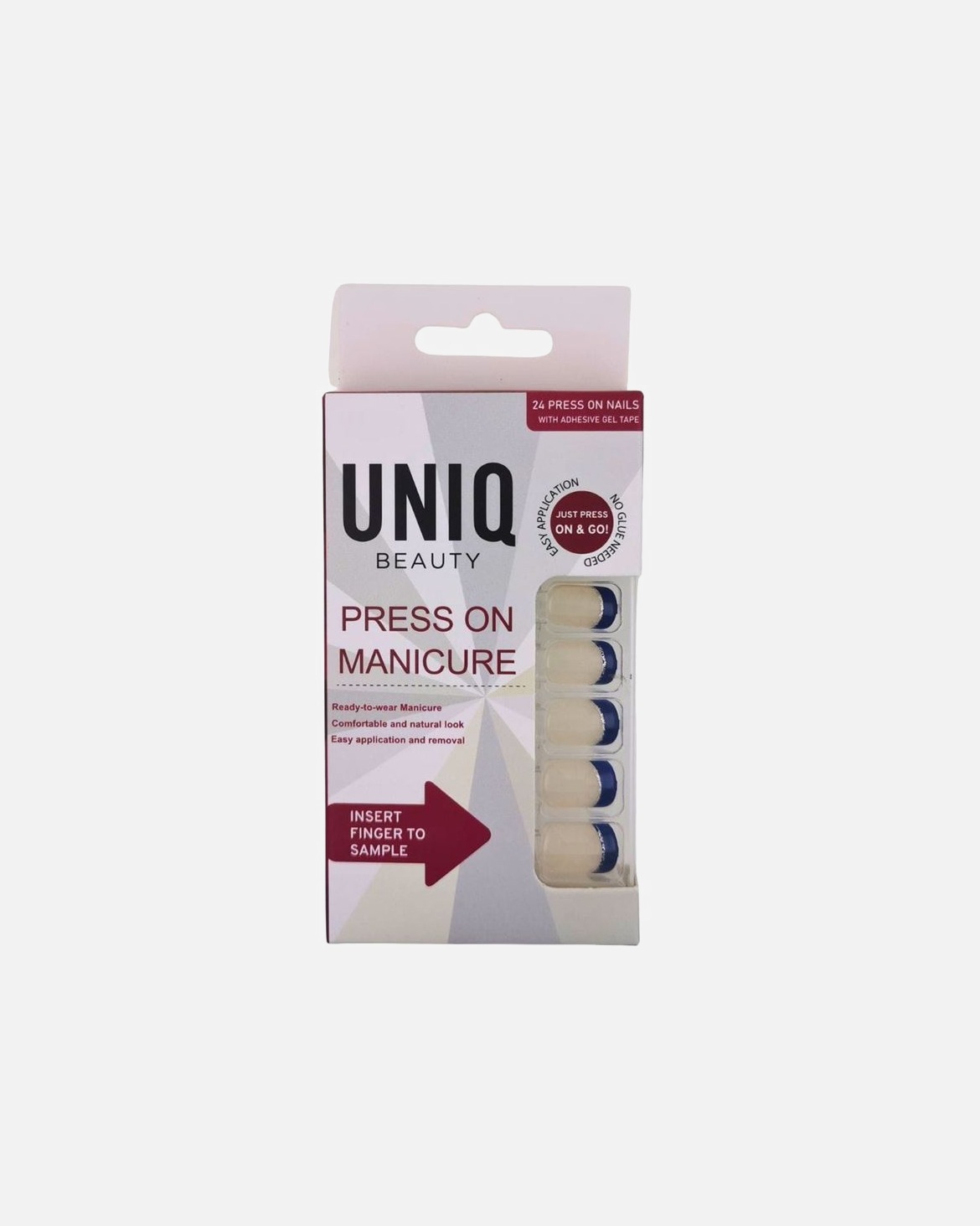 Kunstnagels voor UnisexUNIQKlik Op / Druk Op Manicure Nagels24 stuk