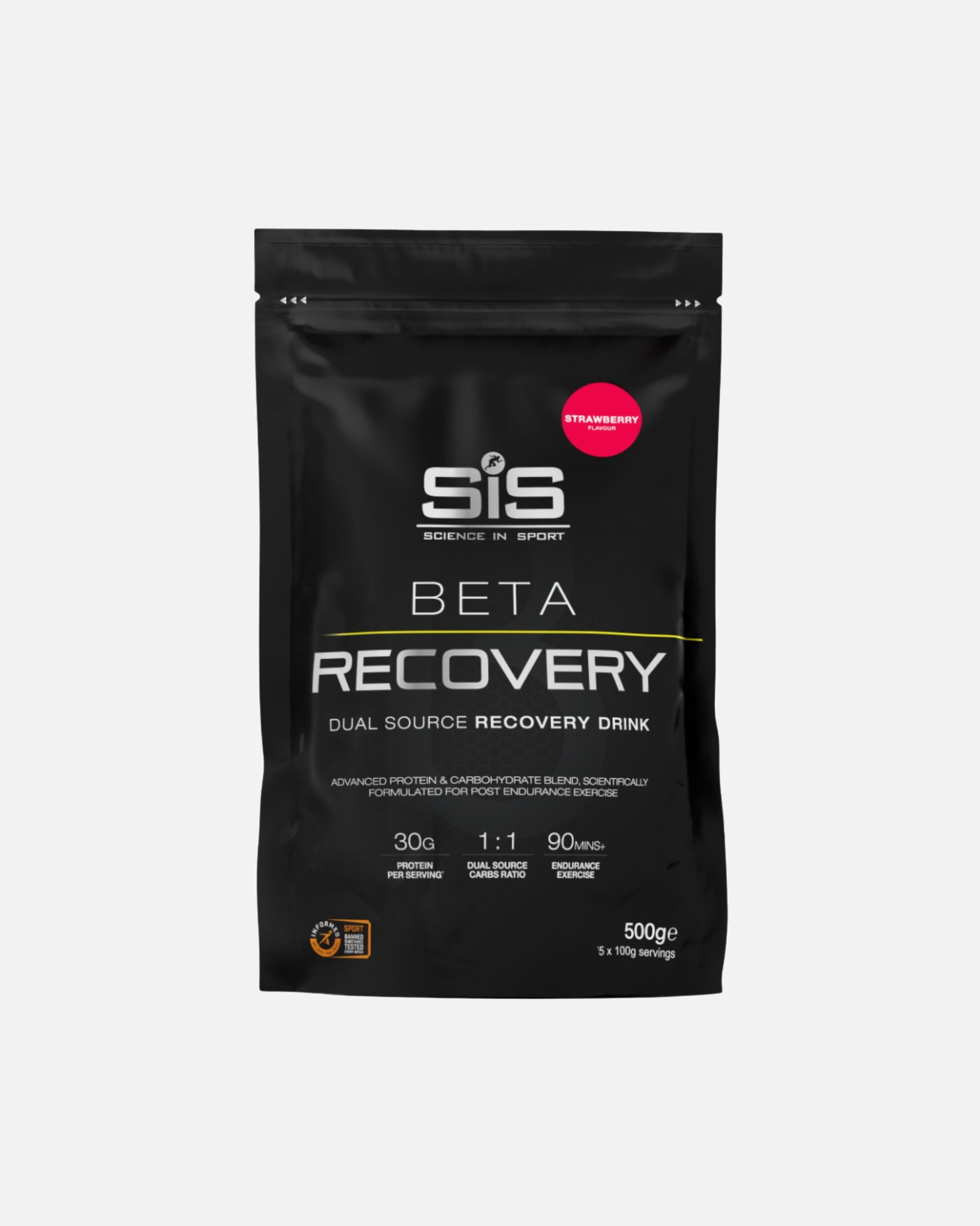 Voedingssupplement eiwitten voor UnisexScience in SportDefault Brand LineBETA RecoveryAardbei