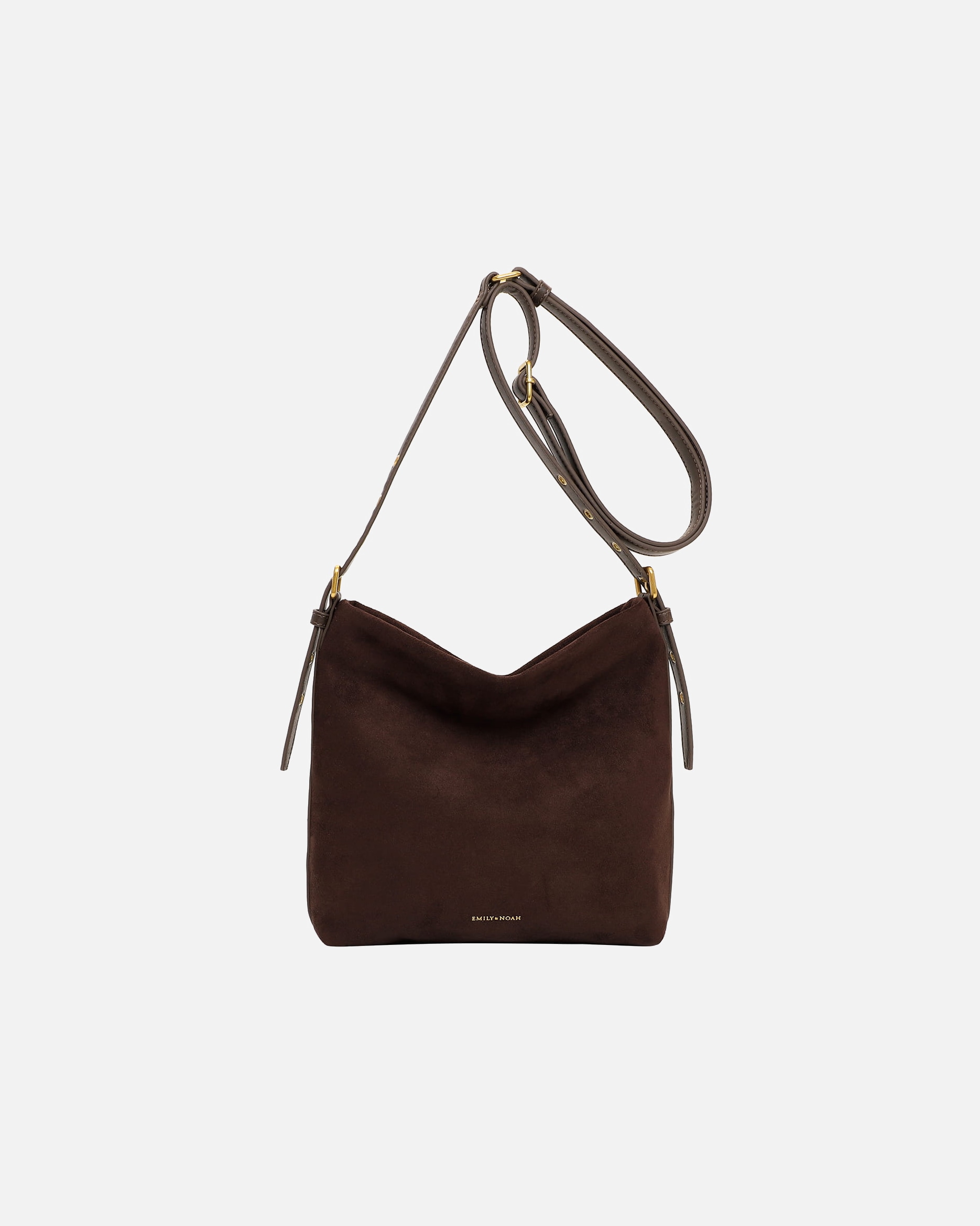 Tas voor EMILY & NOAHSchoudertas E&N LarenBraun