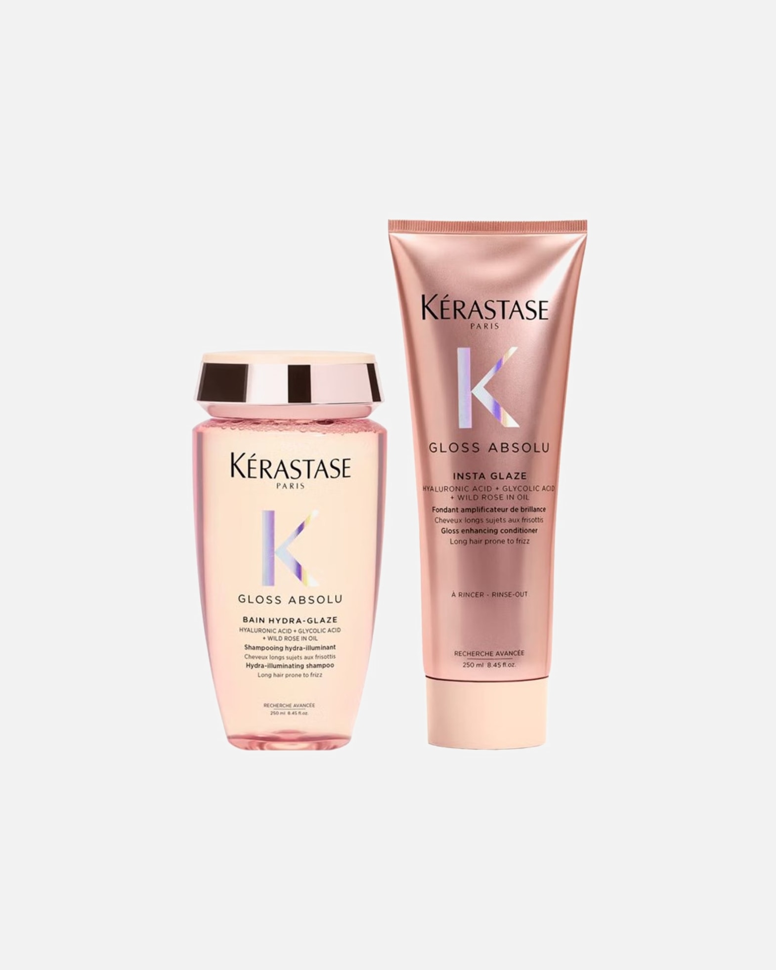 Haarverzorgingsset voor KérastaseGloss Absolu Duo (Shampoo / Conditioner)1 stuk