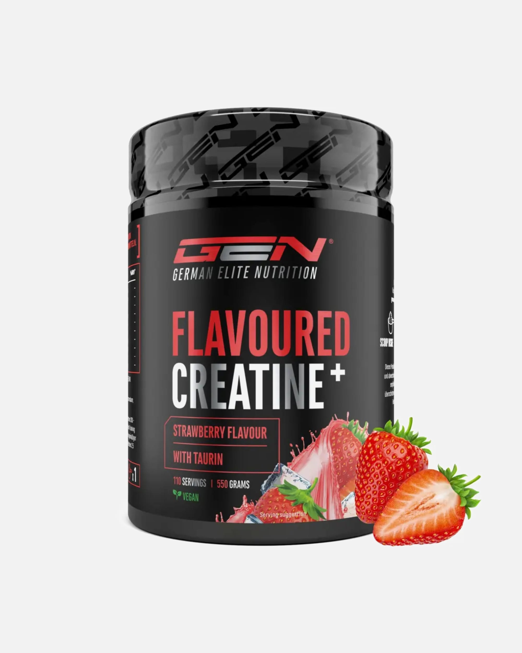 Voedingssupplement eiwitten voor UnisexGerman Elite NutritionDefault Brand LineFlavoured Creatine+ Creatine Monohydraat & TaurineAardbei