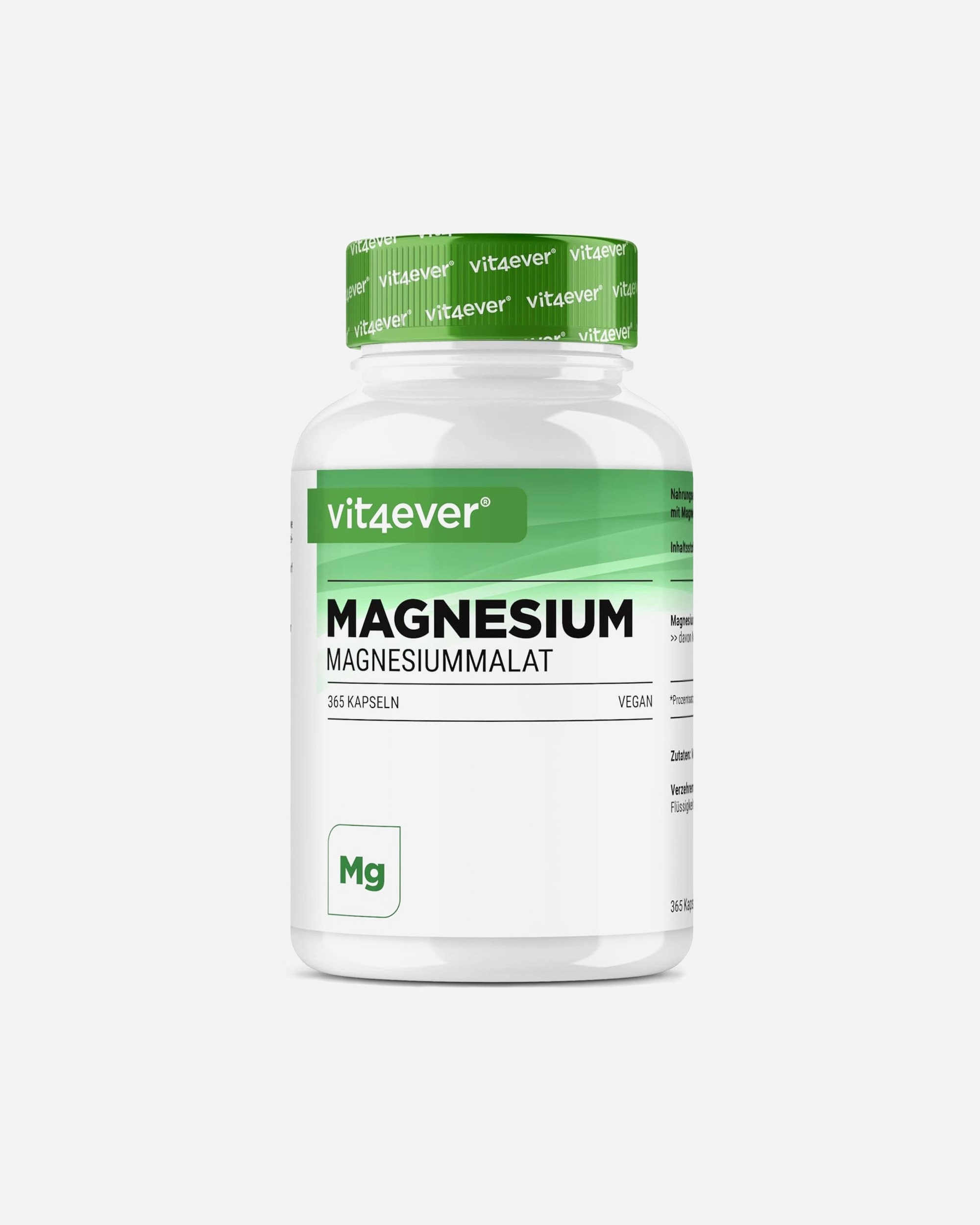 Voedingssupplement voor UnisexVit4everDefault Brand LineMagnesiummalaat365 capsules