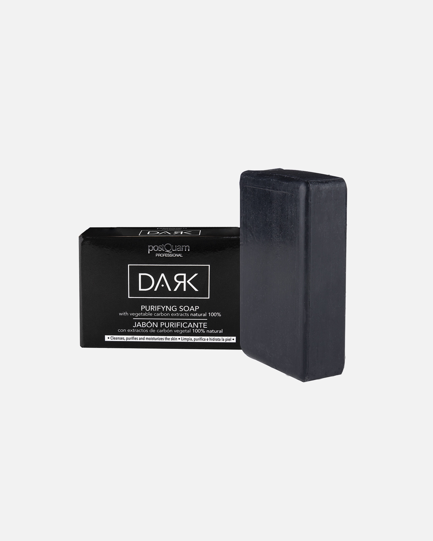 Douchegel voor UnisexPostquamVaste Koolstofzeep 100 Gr.100 ml