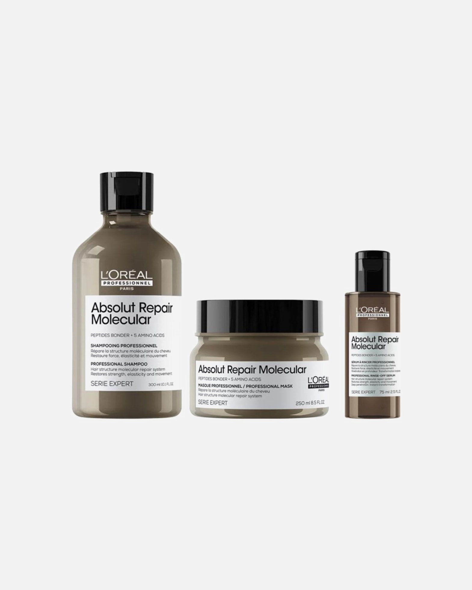 Haarverzorgingsset voor L´Oréal ProfessionnelAbsolut Repair Molecular Bundle Maske + reisformaat<br /> Rinse-Off1 stuk