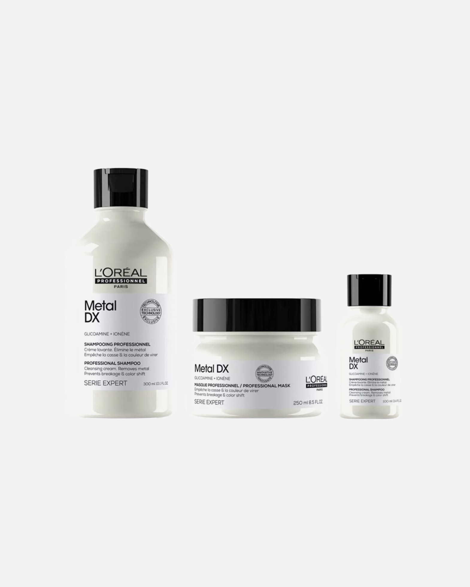 Haarverzorgingsset voor L´Oréal ProfessionnelMetal DX Bundle + reisformaat1 stuk