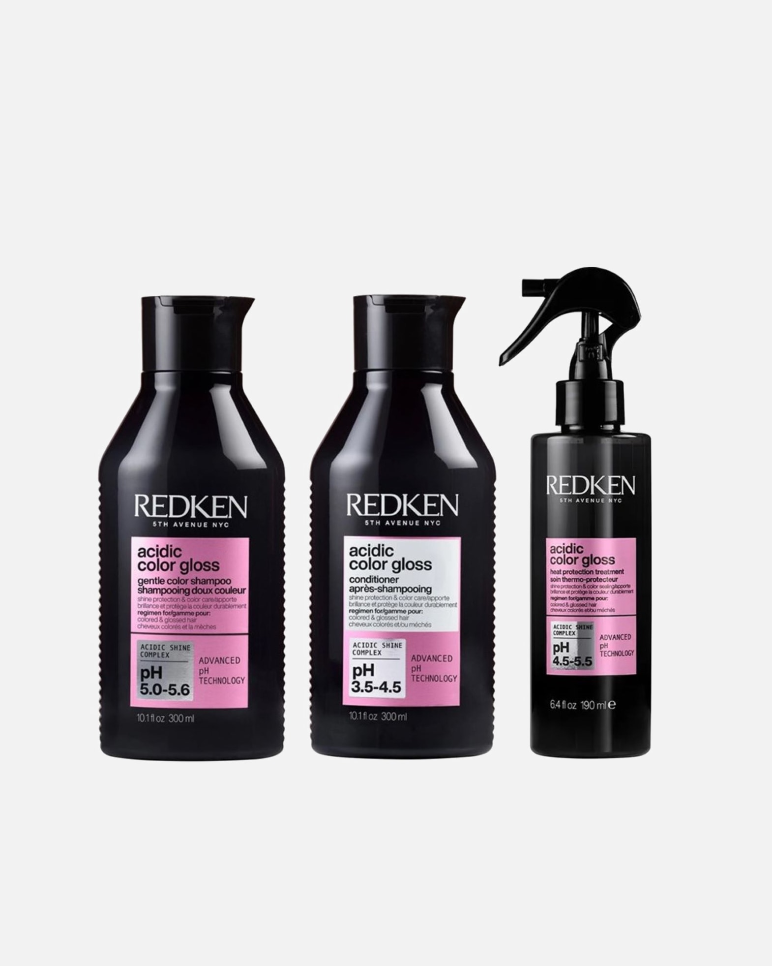 Haarverzorgingsset voor RedkenAcidic COLOR Gloss Bundle Leave-In Spray1 stuk