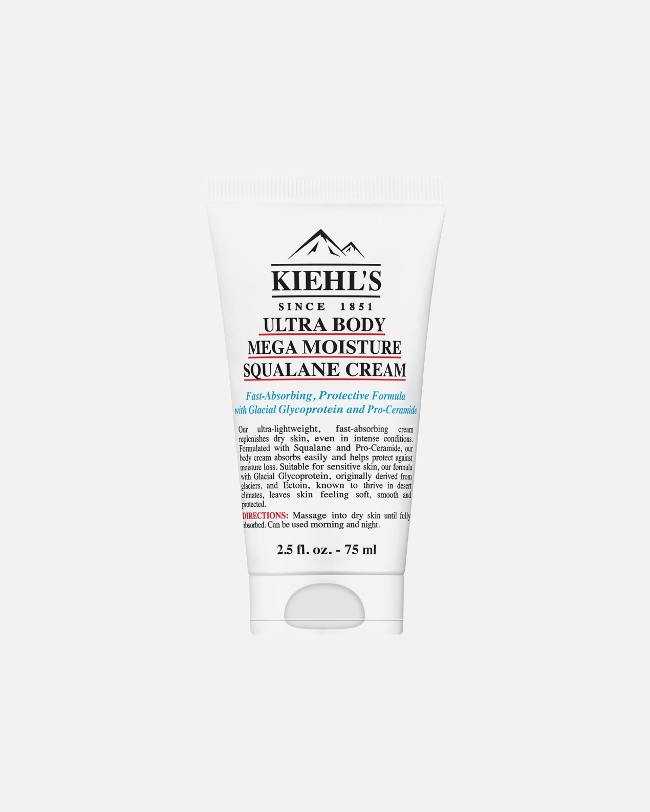 Bodylotion voor Ultra Body Mega Moisture Squalane Cream75 ml