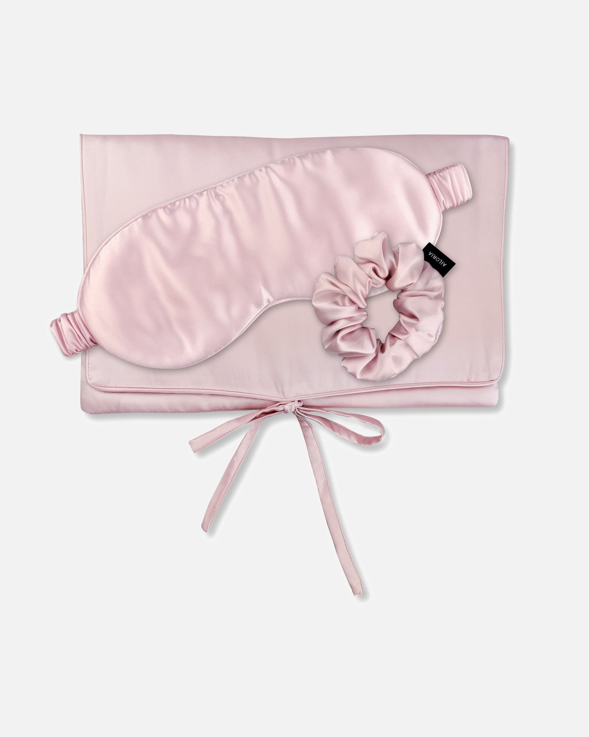 Haarband voor AiloriaTRAVEL SET BEAUTY M Zijden Zakje, Slaapmasker & Scrunchie Mroze