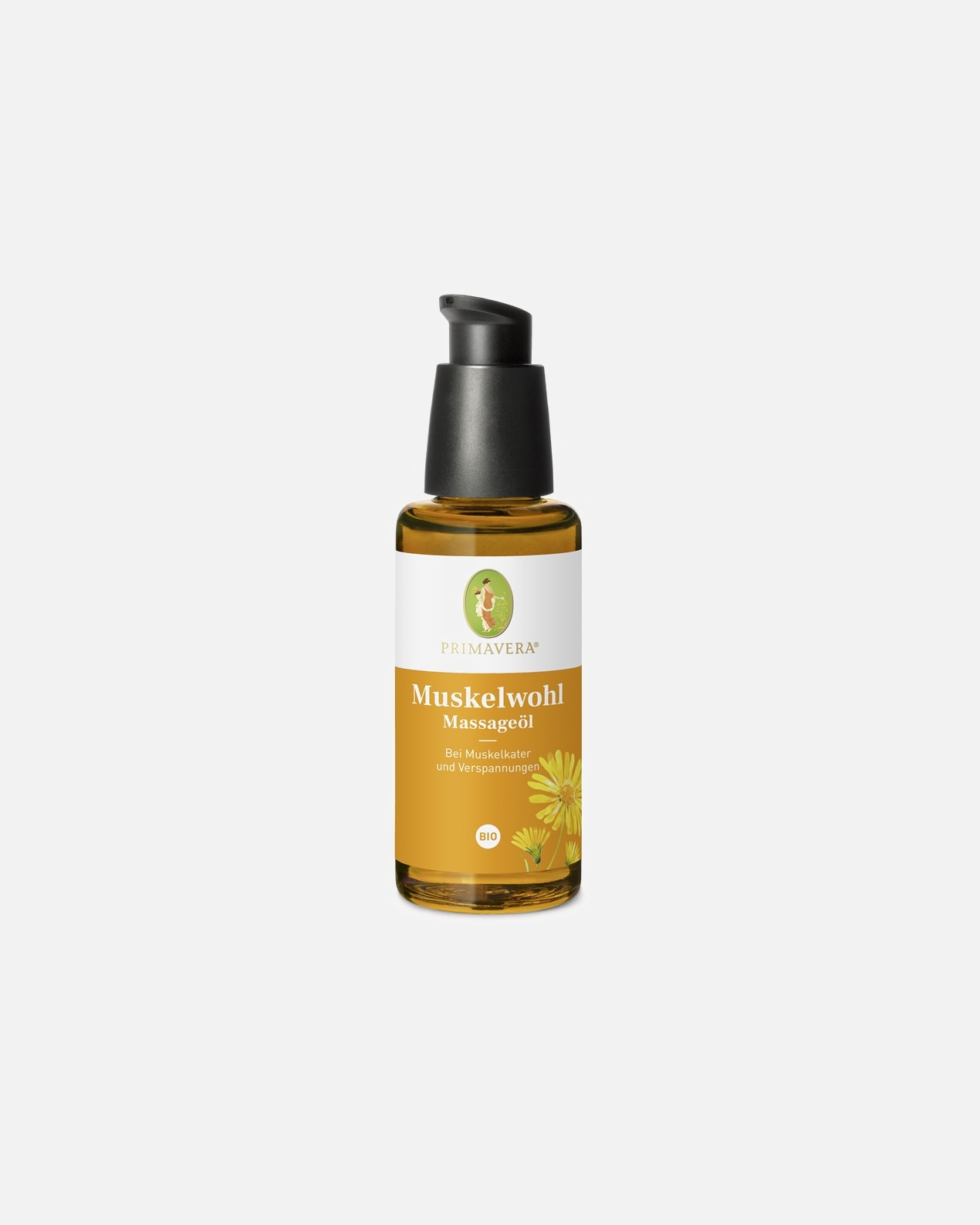 Massageolie voor UnisexPrimaveraMuskelwohl Massageöl Bio50 ml