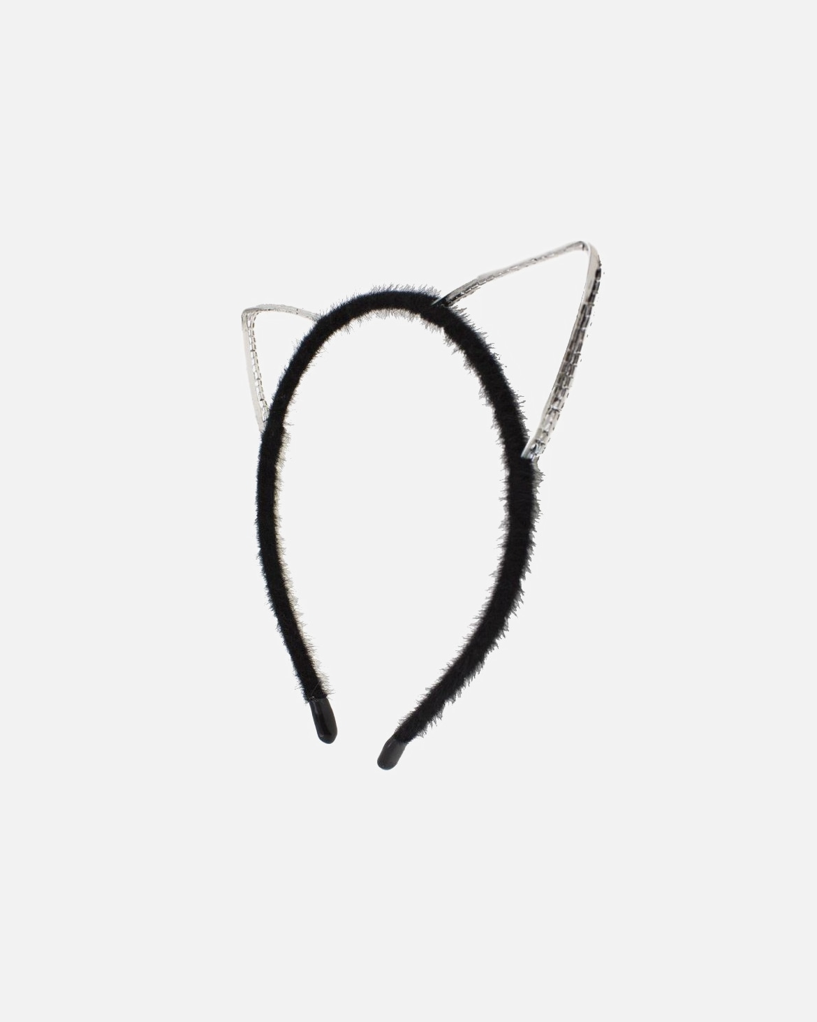 Haarband voor SOHOHaar rijpen met een kattenoorPluche en diamanten