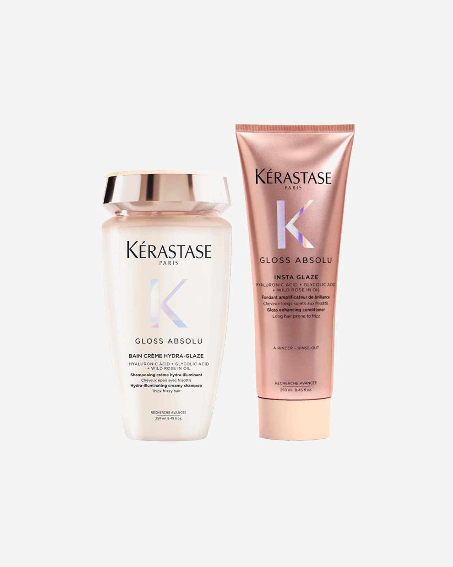 Haarverzorgingsset voor KérastaseGloss Absolu Créme Duo (Créme Shampoo / Conditioner)1 stuk