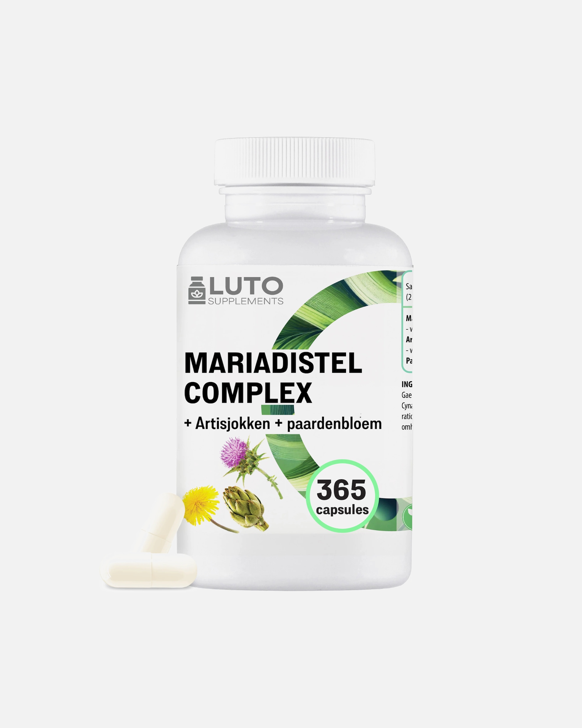 Voedingssupplement voor UnisexLUTO SUPPLEMENTSDefault Brand LineMariadistel complex365 capsules