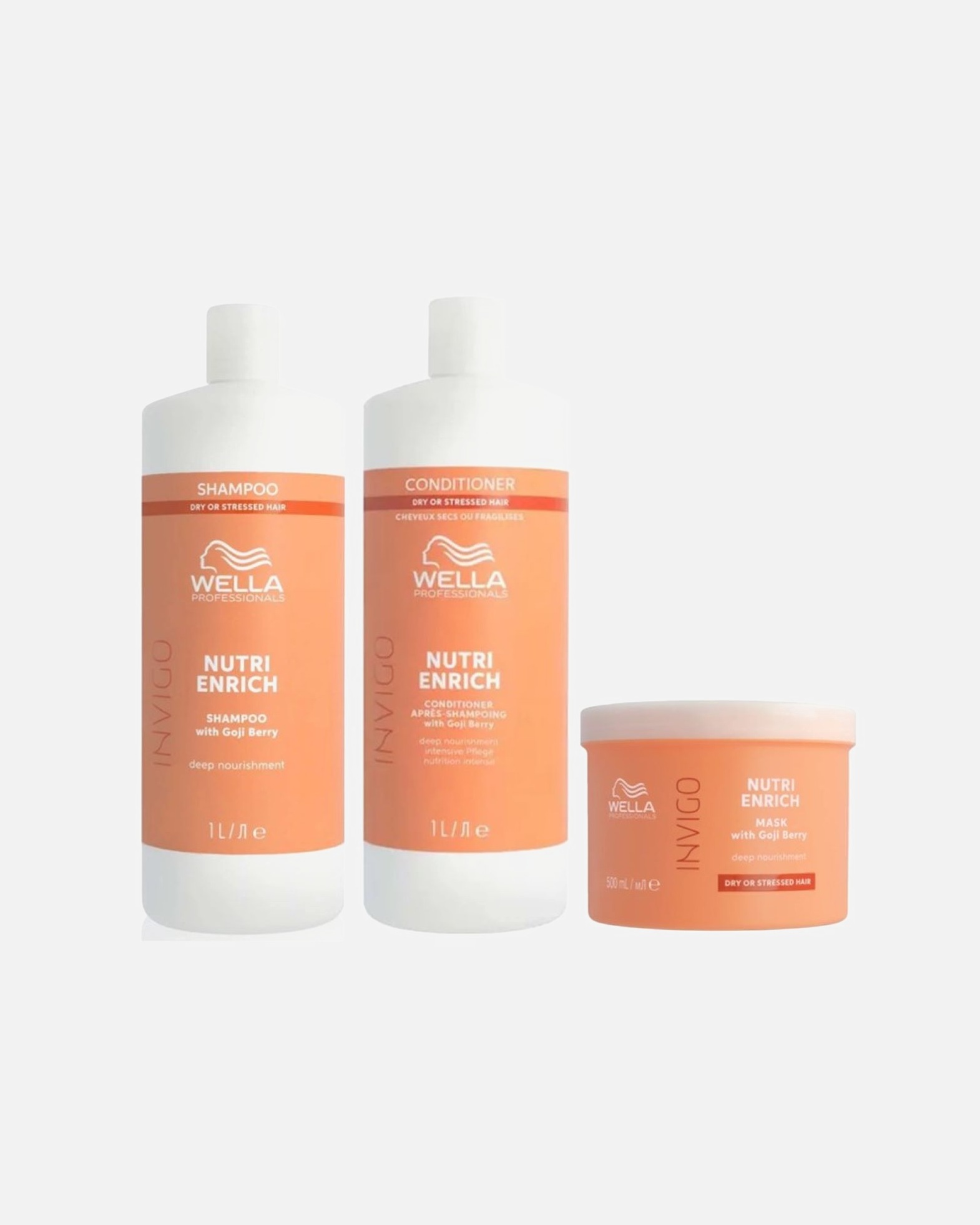 Haarverzorgingsset voor Wella ProfessionalsINVIGO Nutri-Enrich Deep Nourishing Bundle Maske XL1 stuk