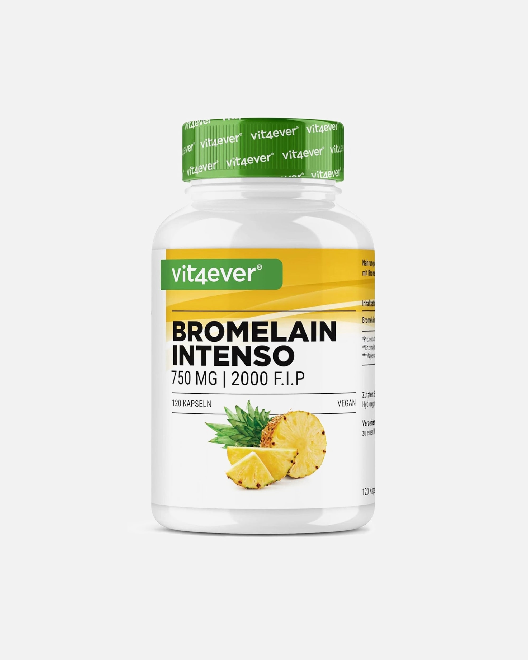 Voedingssupplement voor UnisexVit4everDefault Brand LineBromelaïne120 capsules