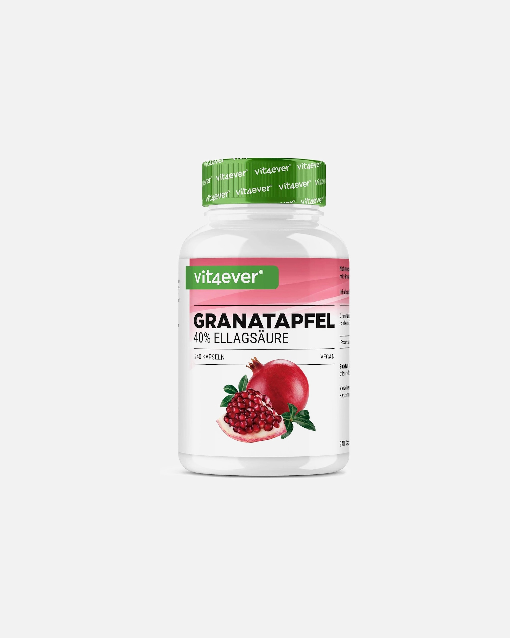Voedingssupplement voor UnisexVit4everDefault Brand LineGranaatappelextract Ellaginezuur240 capsules