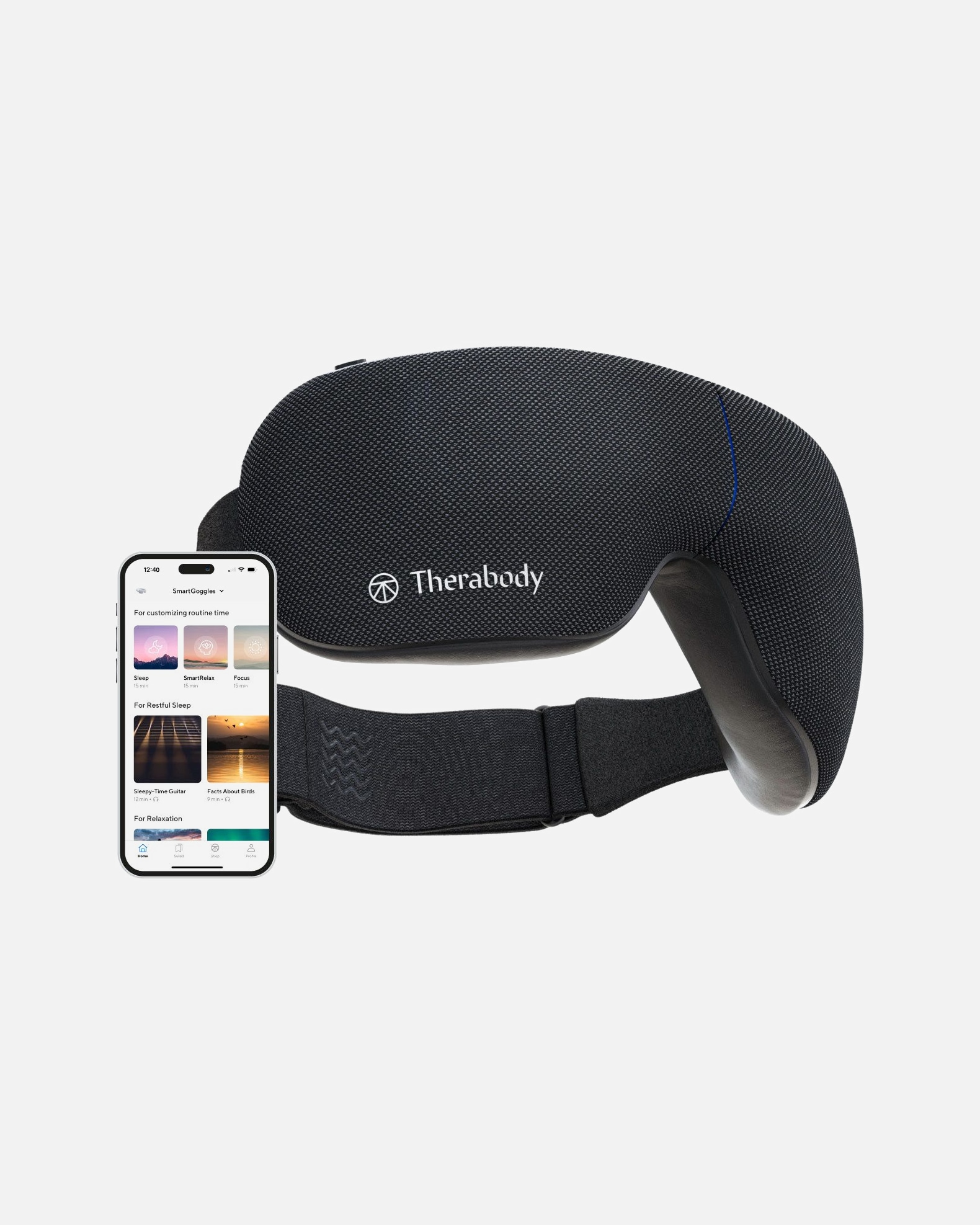 Elektrisch gezichtsmassage apparaat voor UnisexTherabodyDefault Brand LineSmart Goggles 2.0Smart Goggles 2.0