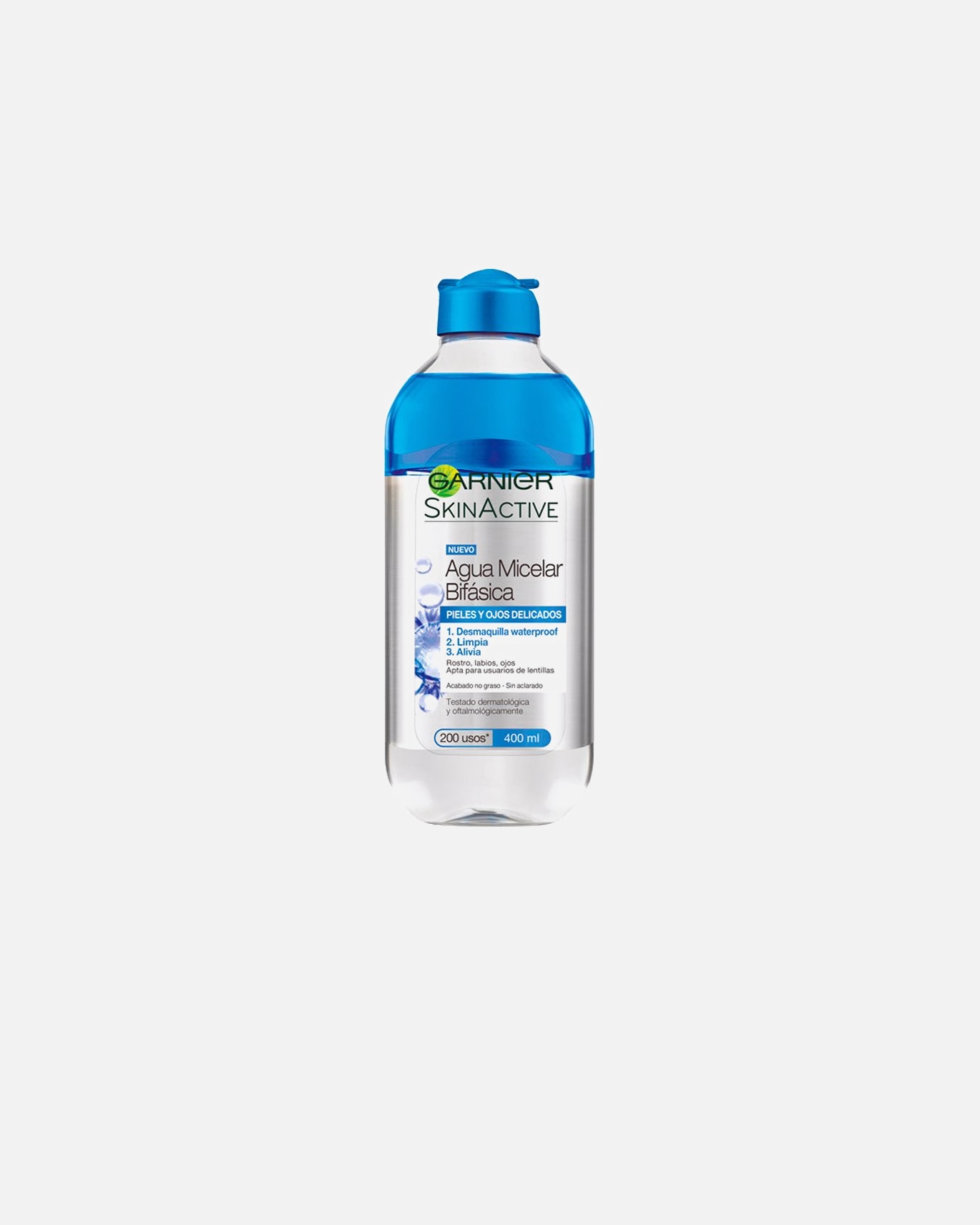 Micellair water voor UnisexGarnierSKINACTIVE bifasisch micellair water voor de gevoelige huid en ogen400 ml