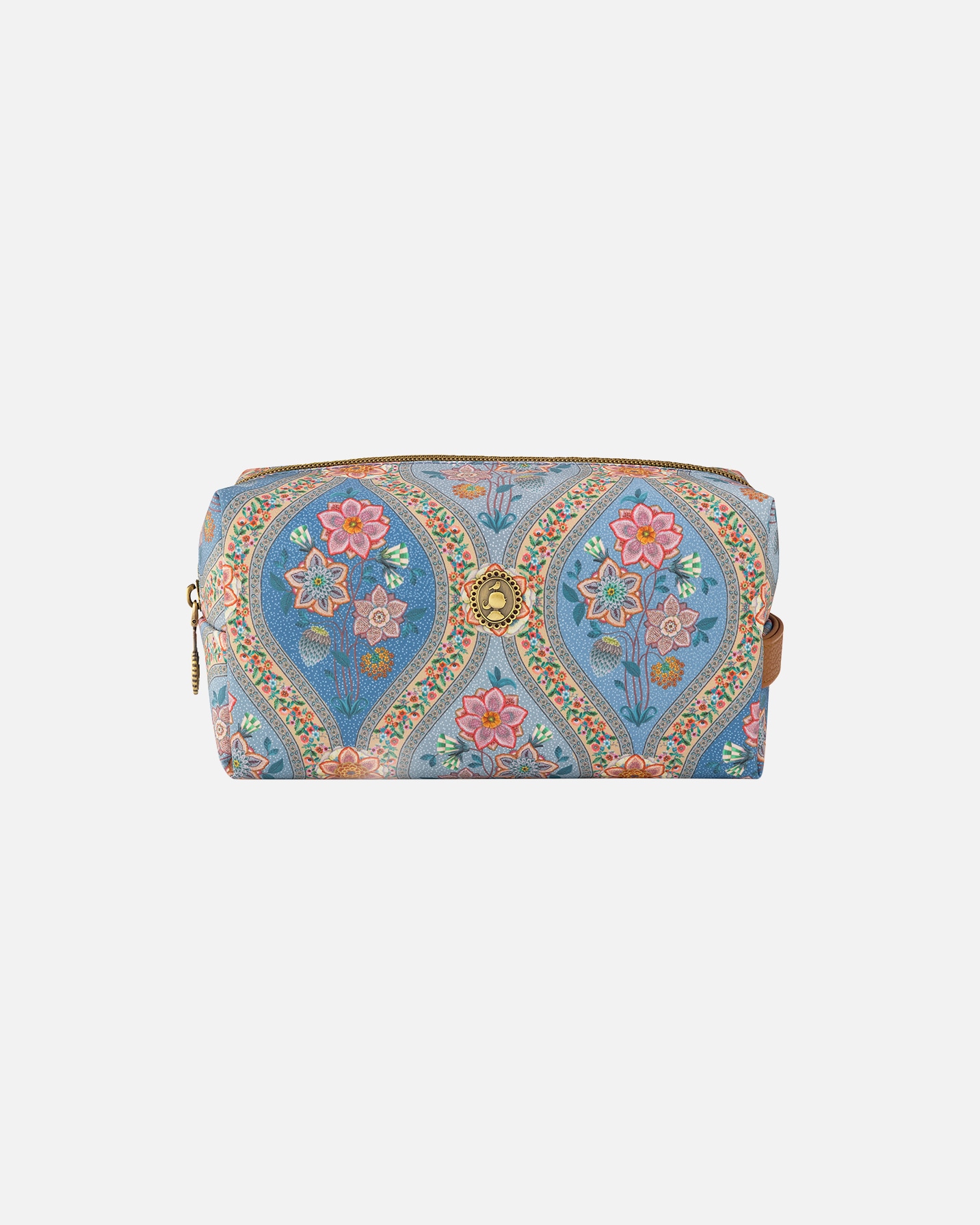 Make-up tas voor UnisexPIP StudioCoco Make-uptas Medium Ornamento BlauwBlauw