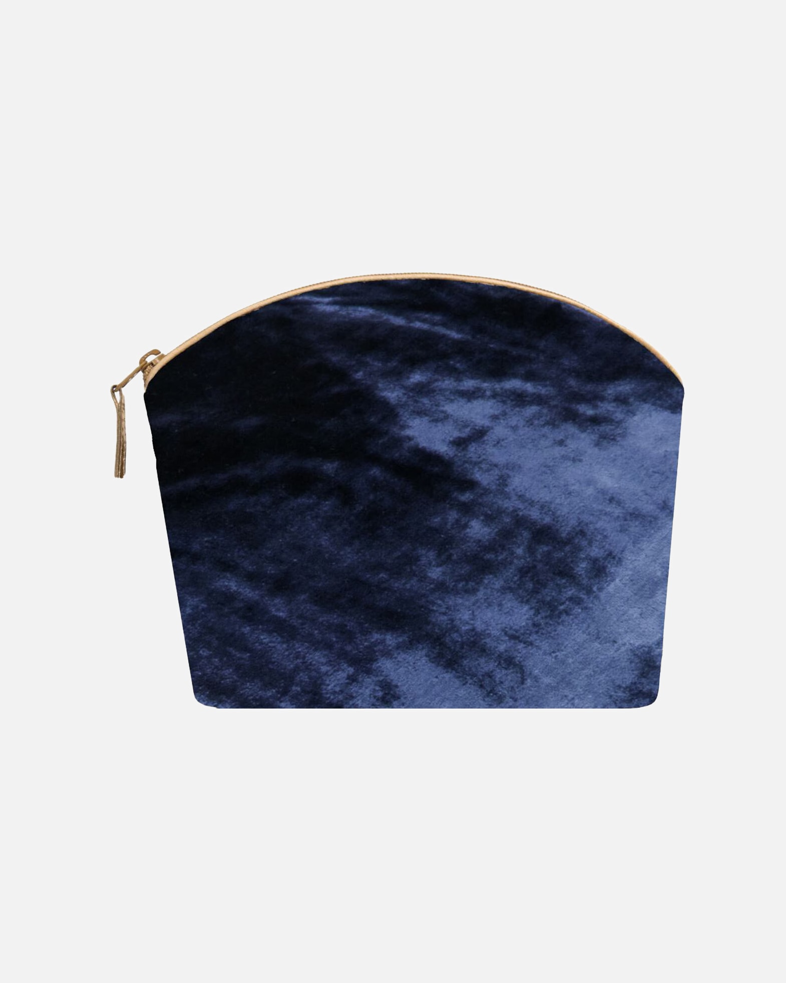 Make-up tas voor UnisexHolistic SilkLAVENDER MAKE UP BAG NAVY SILK VELVETLAVENDER MAKE UP BAG NAVY SILK VELVET