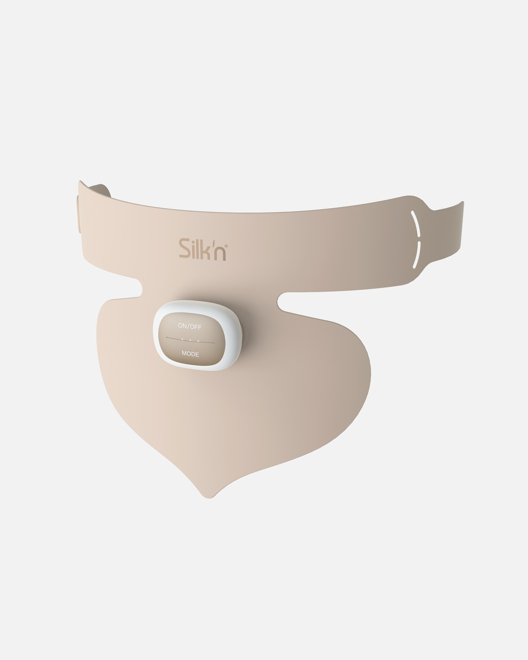 LED-masker voor UnisexSilk'nLED Chest Mask ProBeige