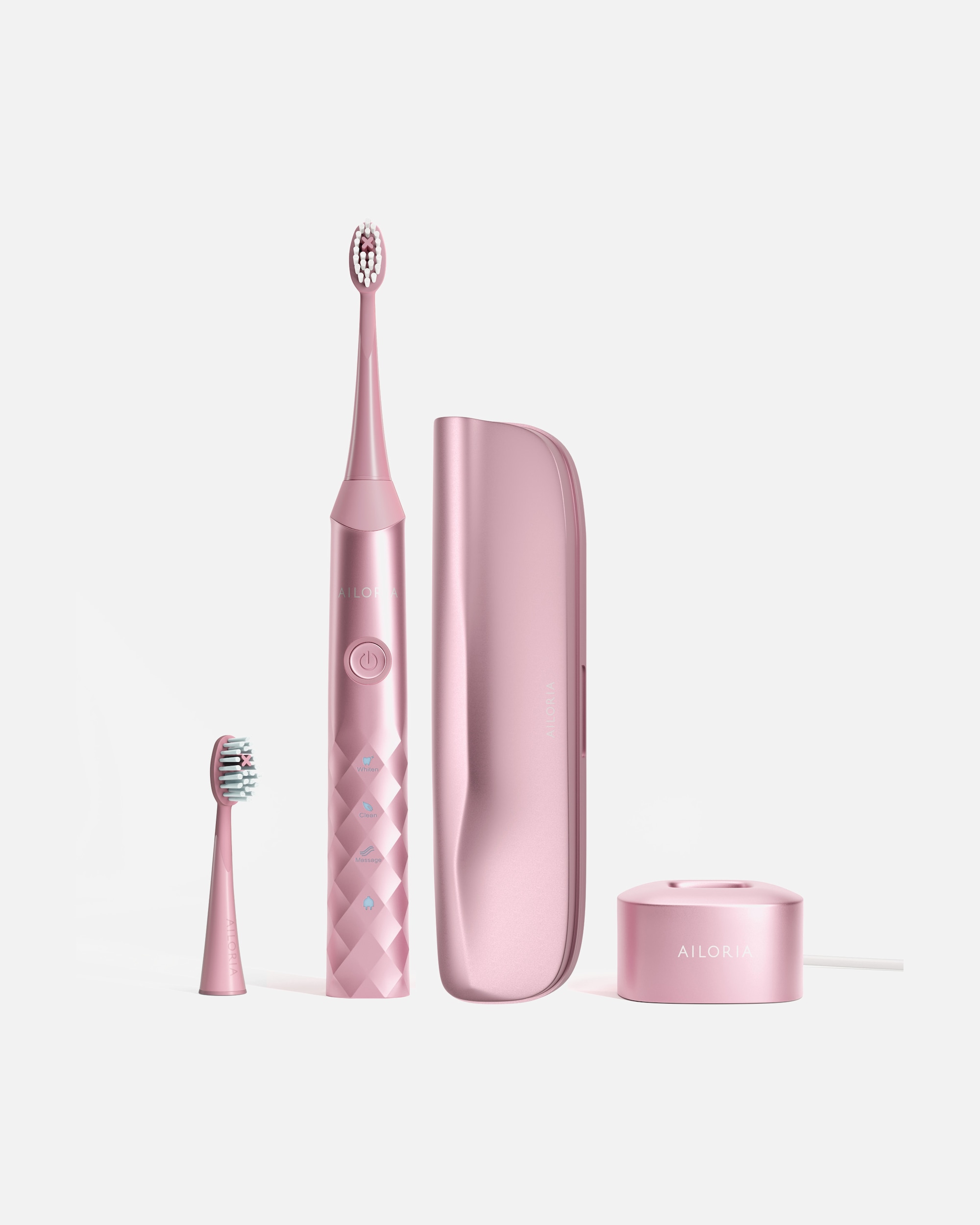 Elektrische tandenborstel voor UnisexAiloriaSHINE BRIGHT USB-SONIC TOOTHBRUSH Zomereditieroze