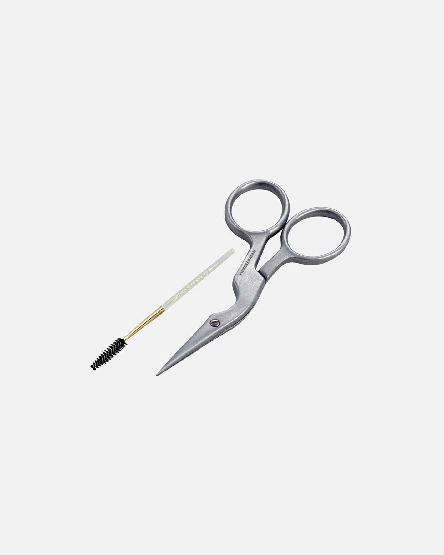 Wenkbrauwpenseel voor UnisexTweezermanAugenbrauenschereBrow Shaping Scissor