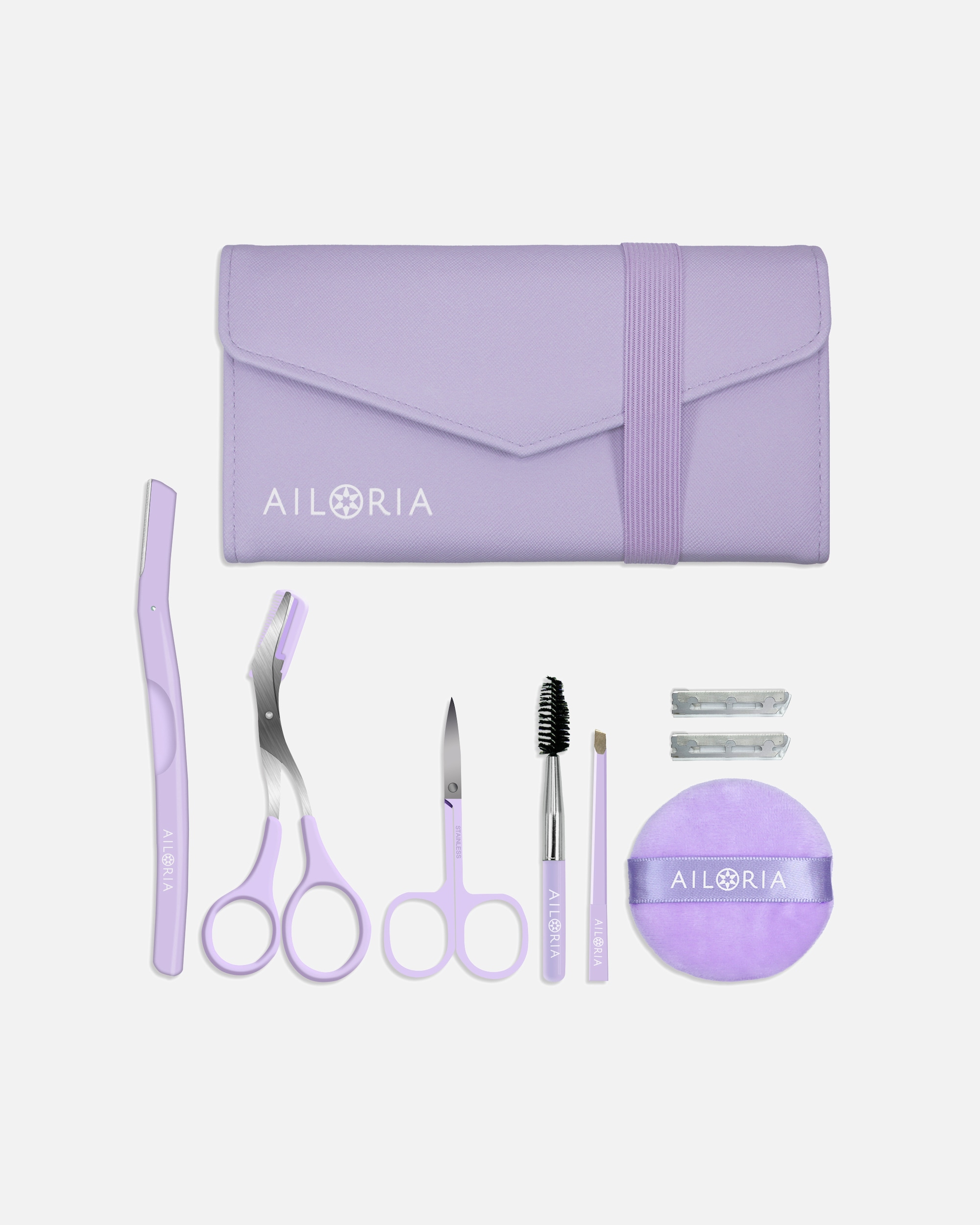 Elektrisch scheerapparaat voor AiloriaVISAGIQUE Wenkbrauw- en gezichtsverzorgingssetpaars