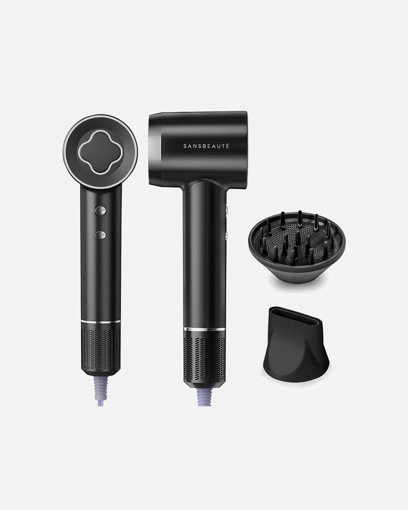 Haardroger voor UnisexSansbeauteDefault Brand LineFöhn met Diffuser - Haardroger - Hair Blow Dryer1 Piece