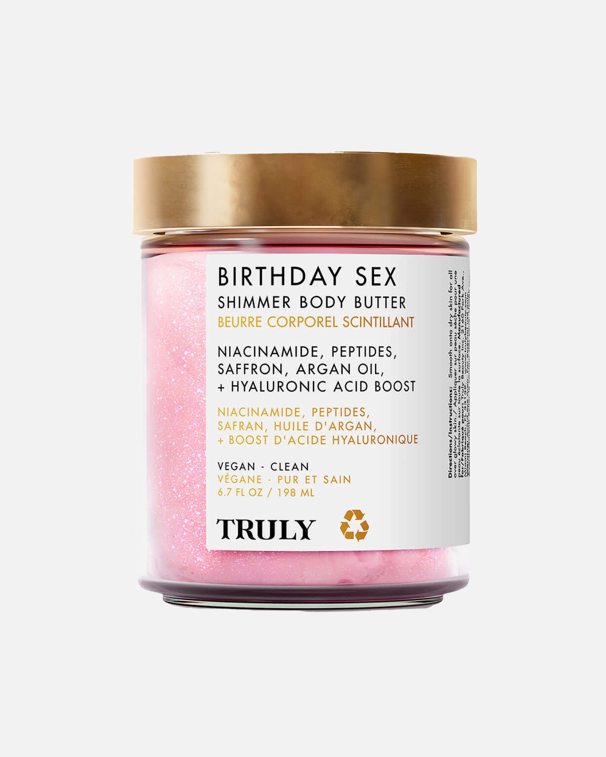 Bodybutter voor UnisexTruly BeautyDefault Brand LineVerjaardagsseks Glanzende Body Butter100 ml