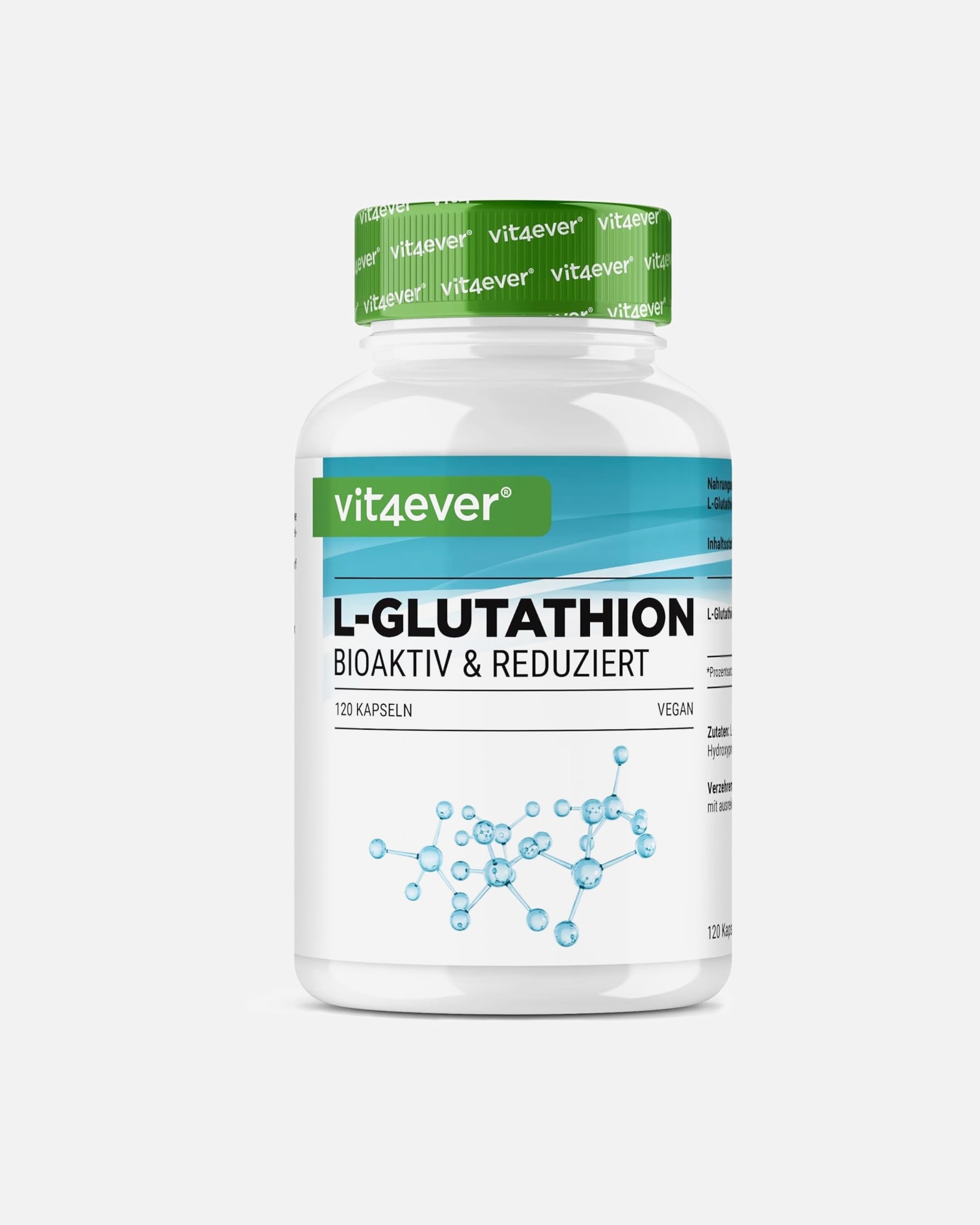 Voedingssupplement voor UnisexVit4everDefault Brand LineL-Glutathion Reduced Glutathione120 capsules