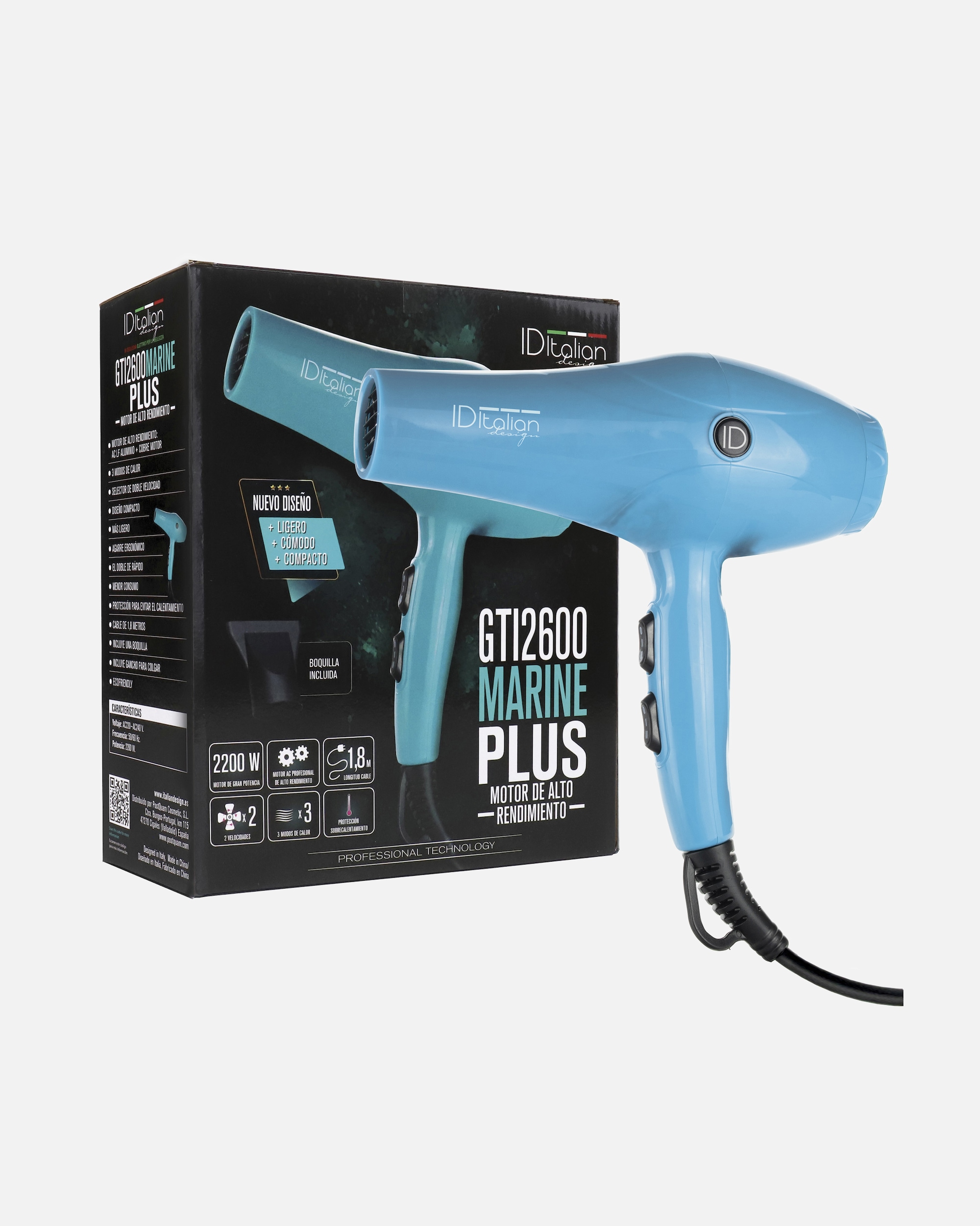 Haardroger voor UnisexGti 2600 Marine Plus HaardrogerGti 2600 Marine Plus Haardroger