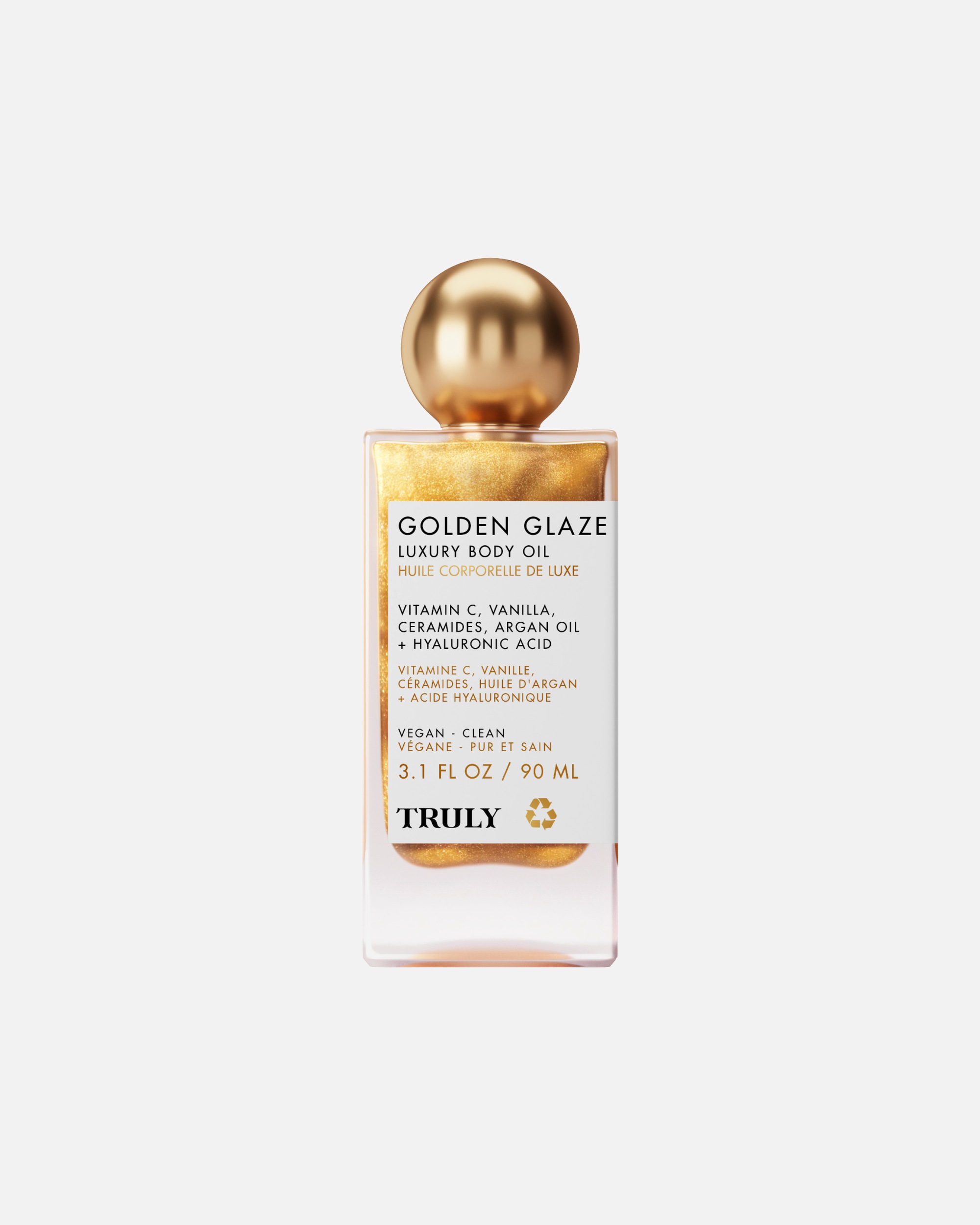 Body oil voor UnisexTruly BeautyDefault Brand LineGouden Glazuur Lichaamsolie90 ml