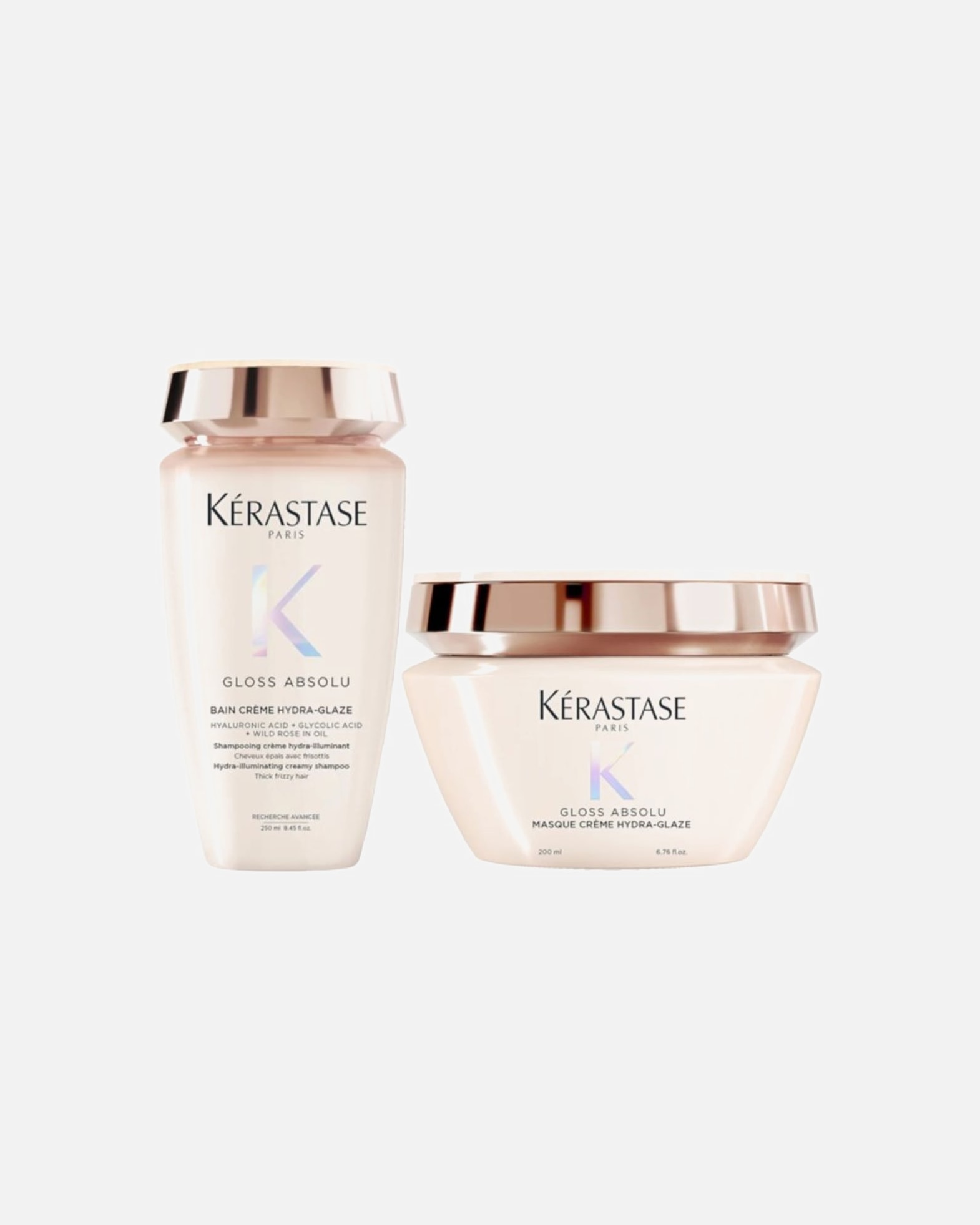 Haarverzorgingsset voor KérastaseGloss Absolu Créme 2-delige Set (Créme Shampoo / Masque)1 stuk
