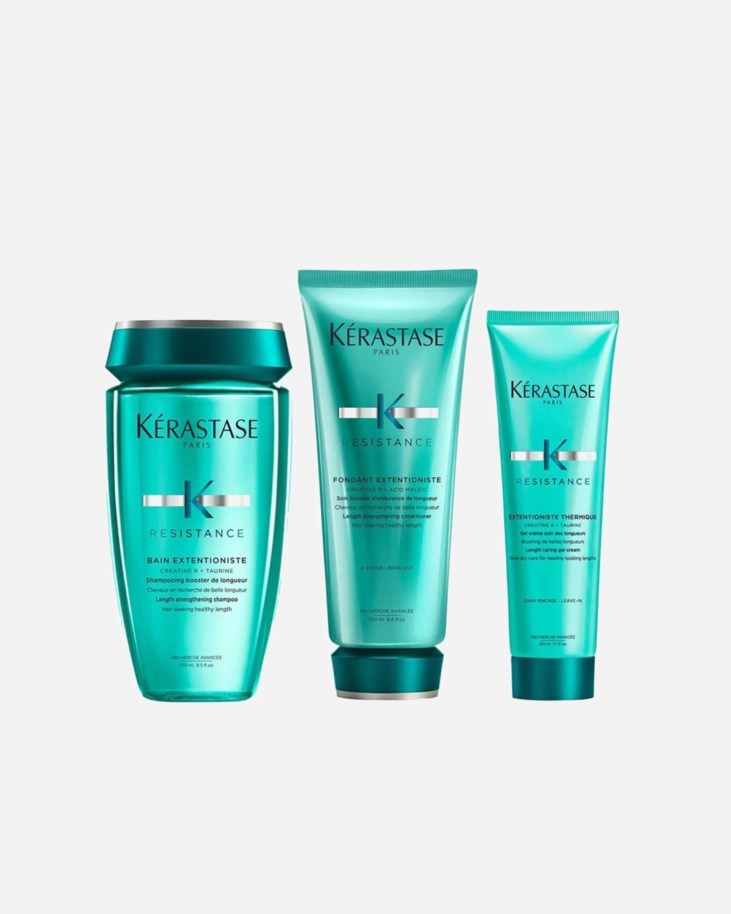 Haarverzorgingsset voor KérastaseResistance Set Extentioniste Thermique (Shampoo / Conditioner/ Thermique)1 stuk