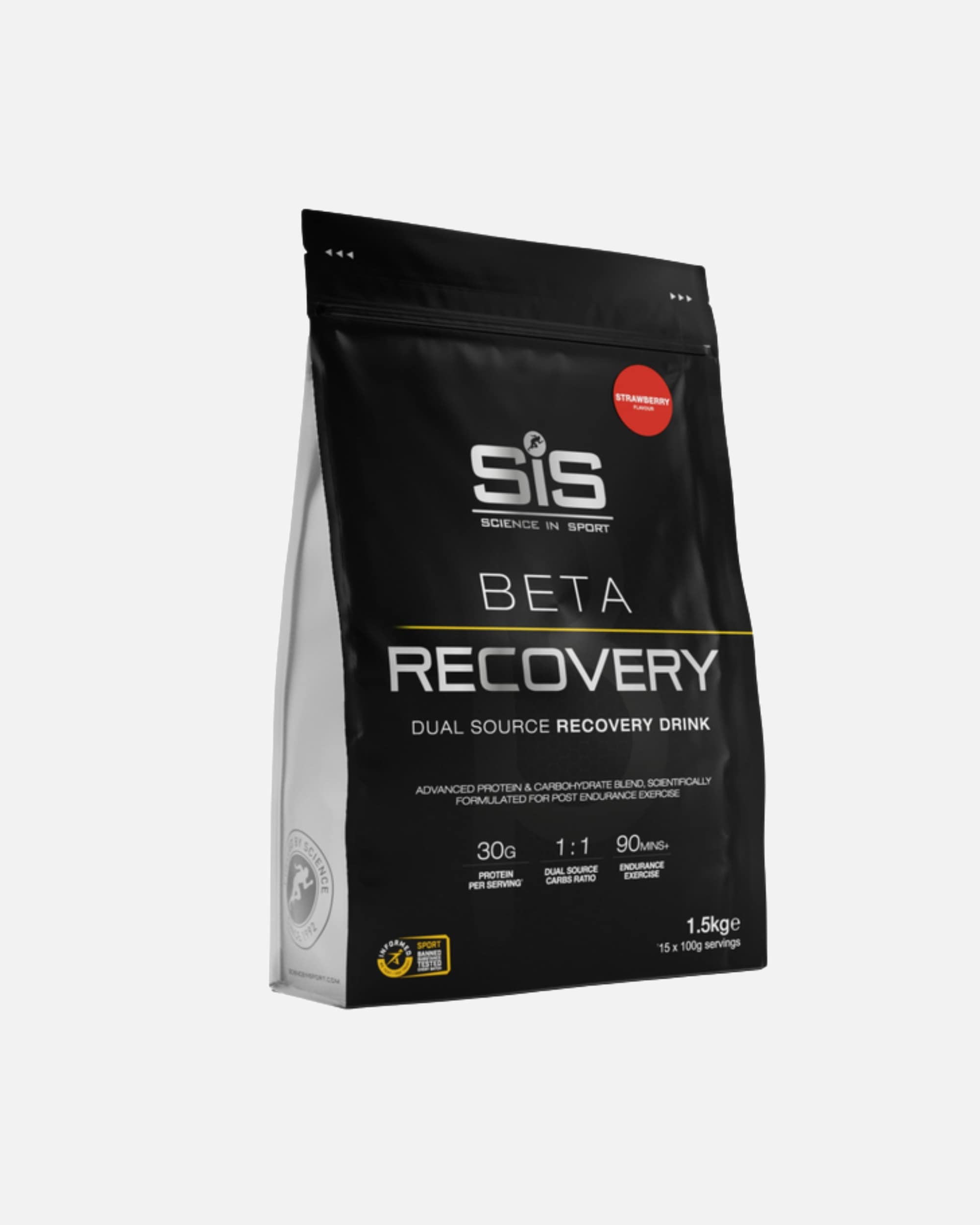 Voedingssupplement eiwitten voor UnisexScience in SportDefault Brand LineBETA RecoveryAardbei