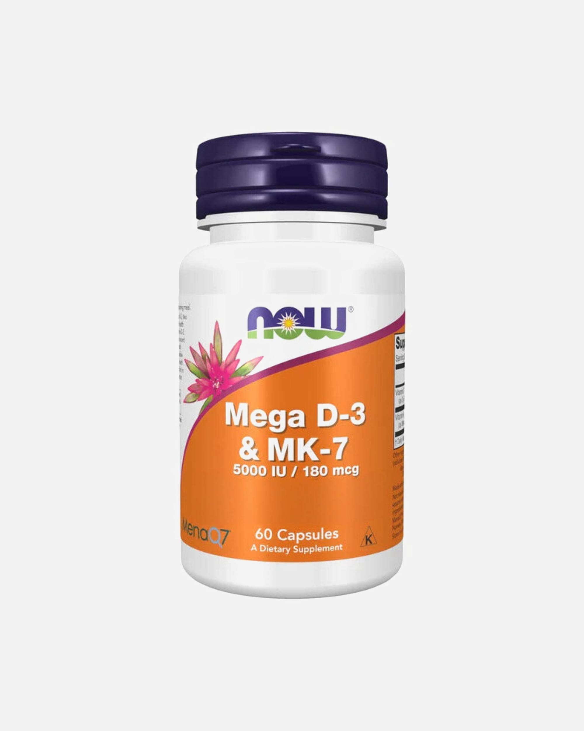 Voedingssupplement voor UnisexNOW FoodsDefault Brand LineMega D-3 & MK-760 capsules