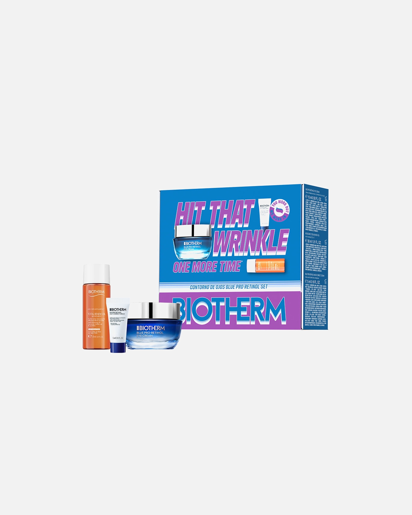 Oogverzorgingsset voor UnisexBiothermBLAUWE PRO-RETINOL OOGCONTOURSET1 stuk