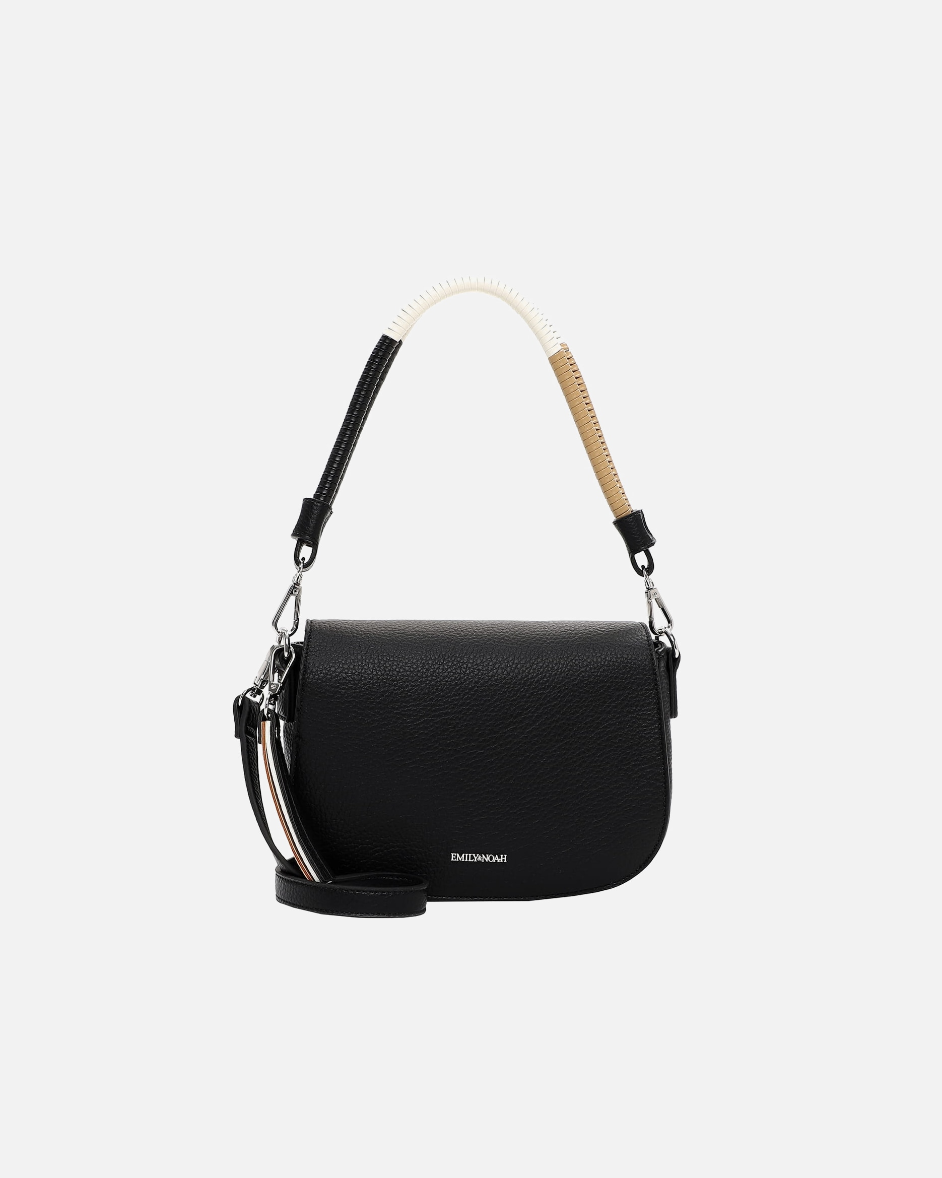 Schoudertas voor EMILY & NOAHSchoudertas E&N JeanineBlack